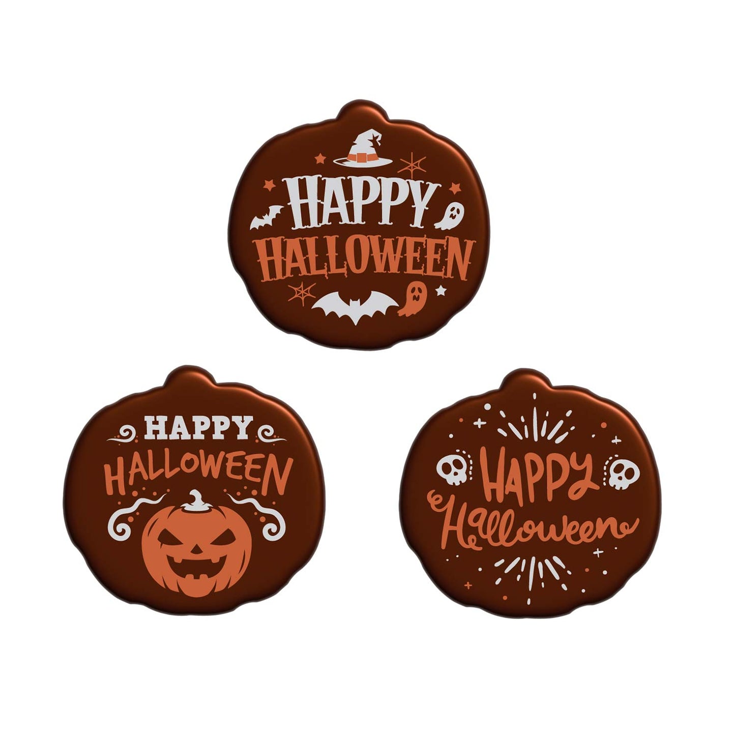 SURTIDO CHOCOLATE HAPPY HALLOWEEN 46 X 44 MM - 54 UNIDADES