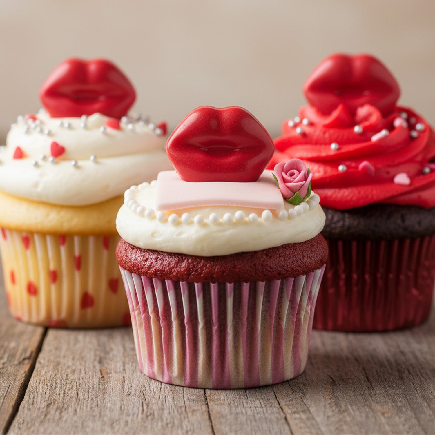 BAISER ROSE - 33X26MM - 135 UDS