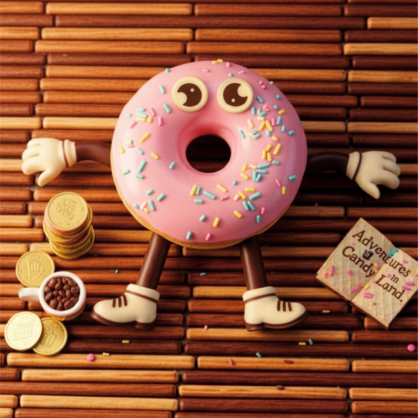 10 KIT DECORACIÓN SABOR CHOCOLATE - EXTREMIDADES MÁS OJOS