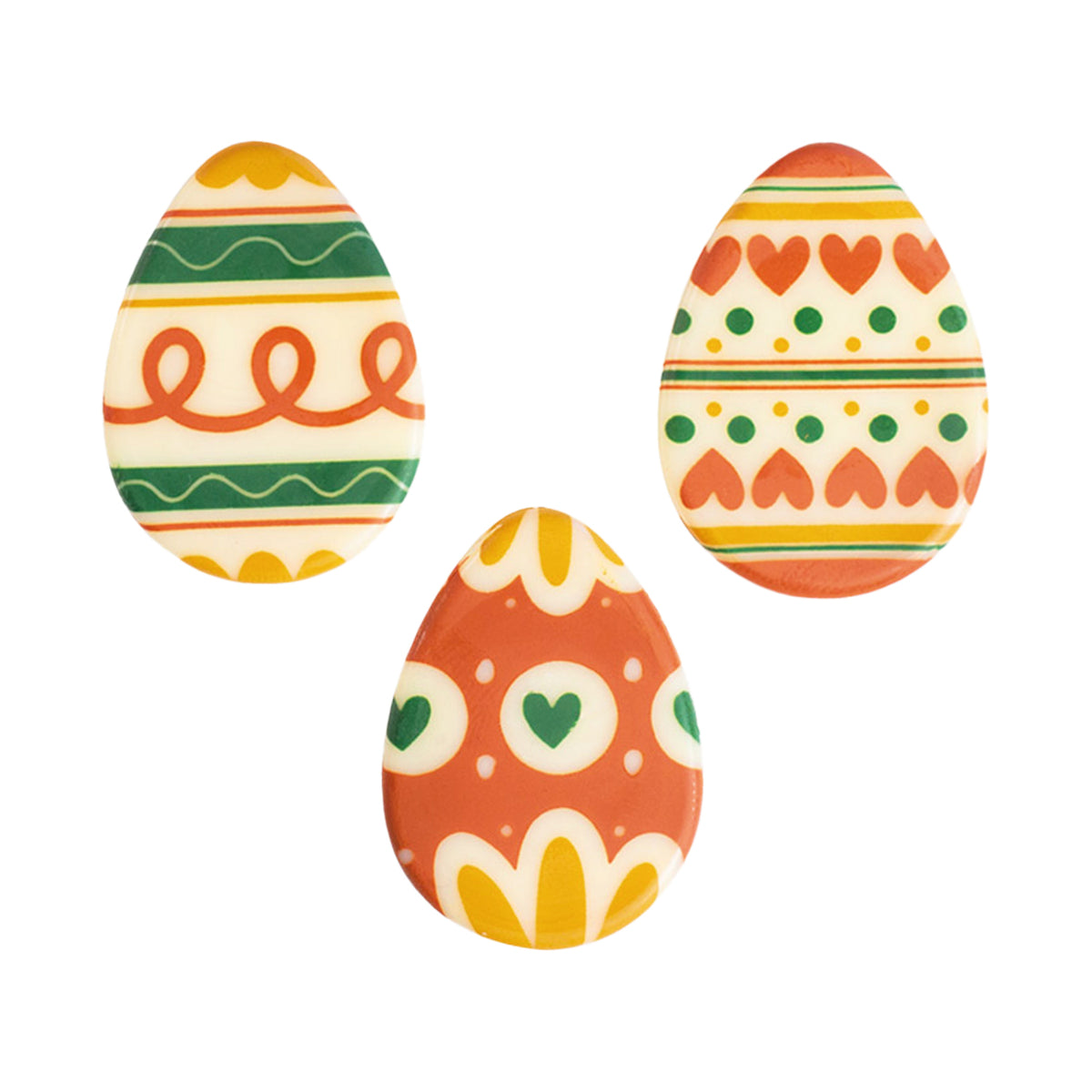 HUEVOS DE PASCUA CHOCO BLANCO 26X35MM - 135 UDS