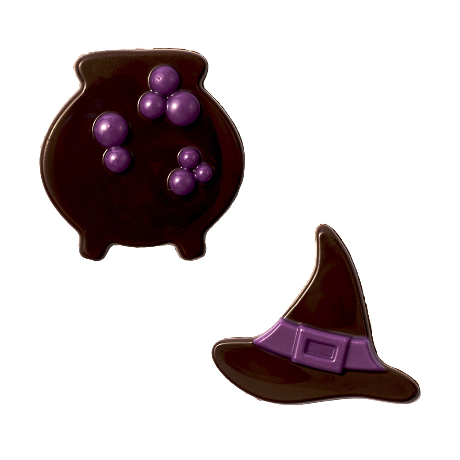 DECORACIÓN CHOCOLATE NEGRO SURTIDO BRUJA 2 MODELOS 9