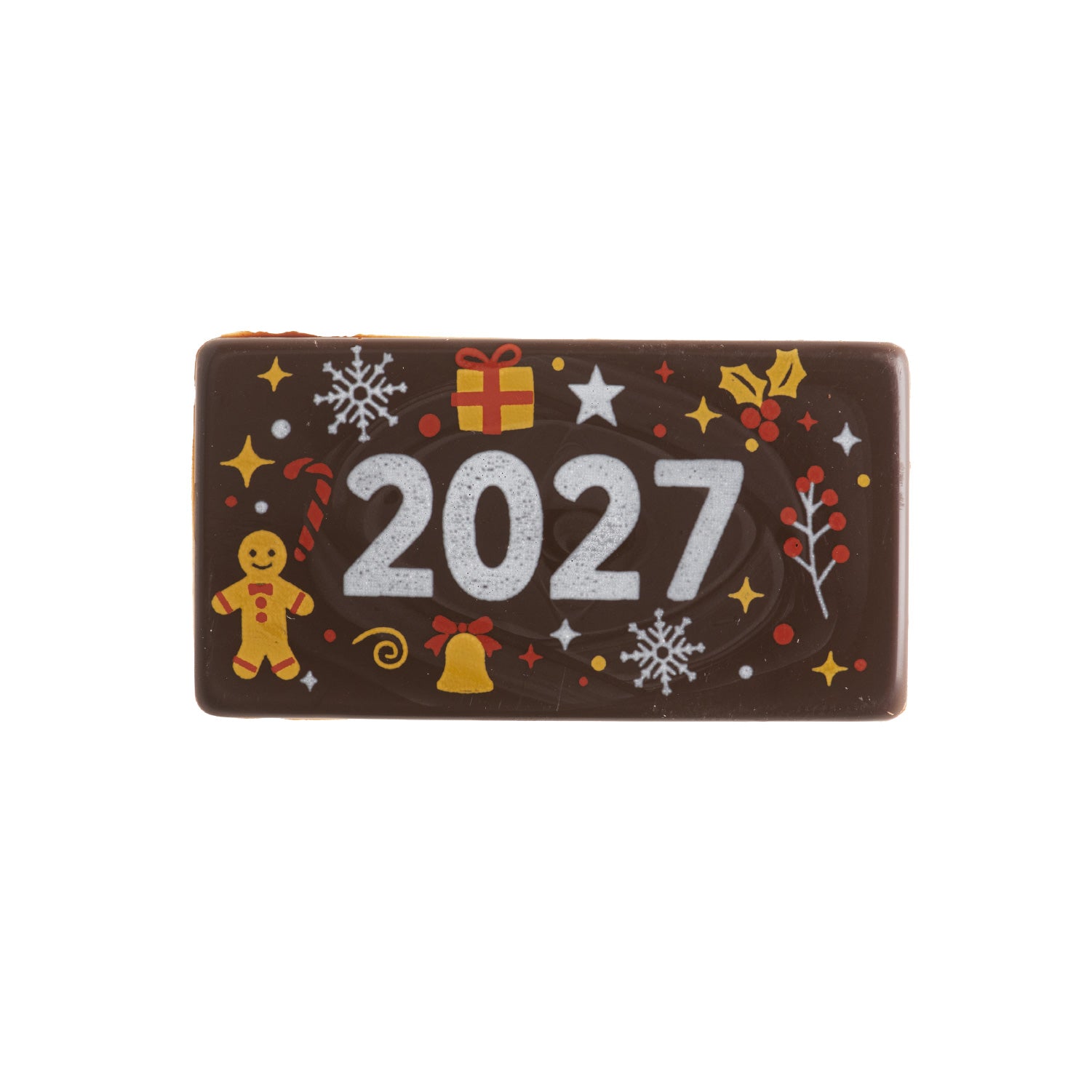 LETRERO CHOCOLATE NEGRO PLACA 2027 60 UNIDADES