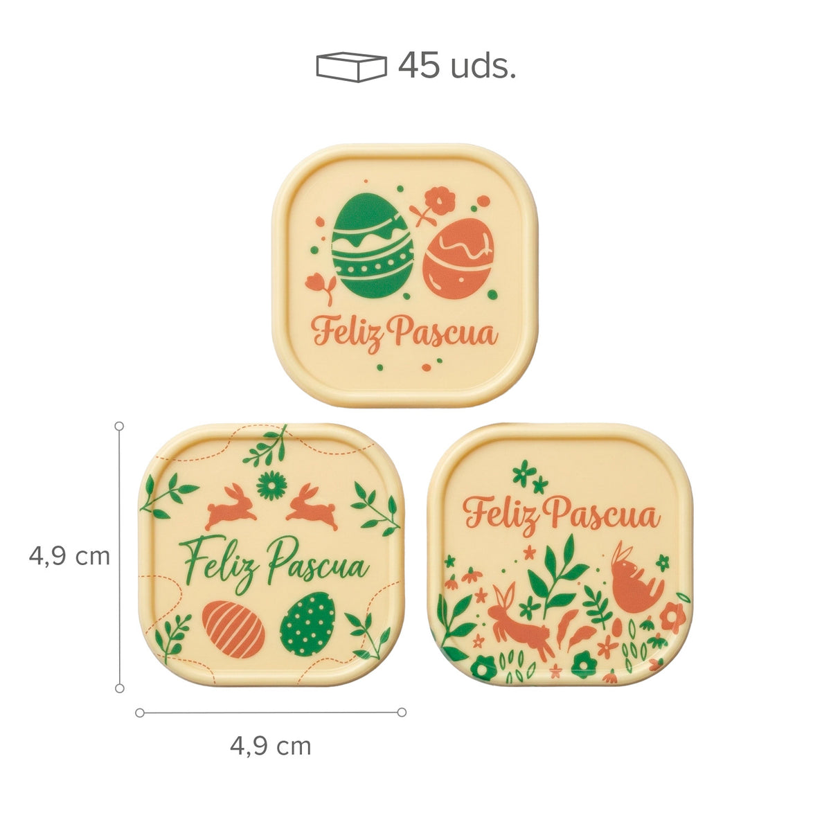 CARTELLO CIOCCOLATO BIANCO ASSORTITO BUONA PASQUA 3 MODELLI