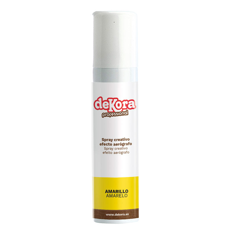 YELLOW AEROGRAPH EFFECT FOOD COLORANT SPRAY
