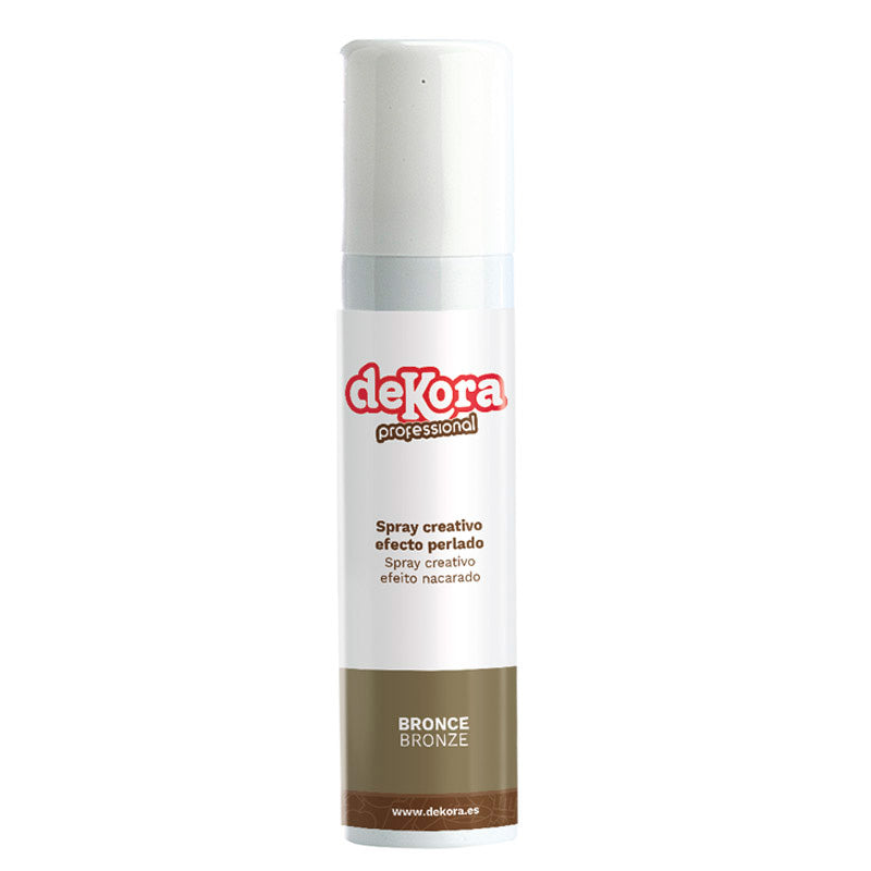 SPRAY ALIMENTAR COR BRONZE PEROLADO 100 ML