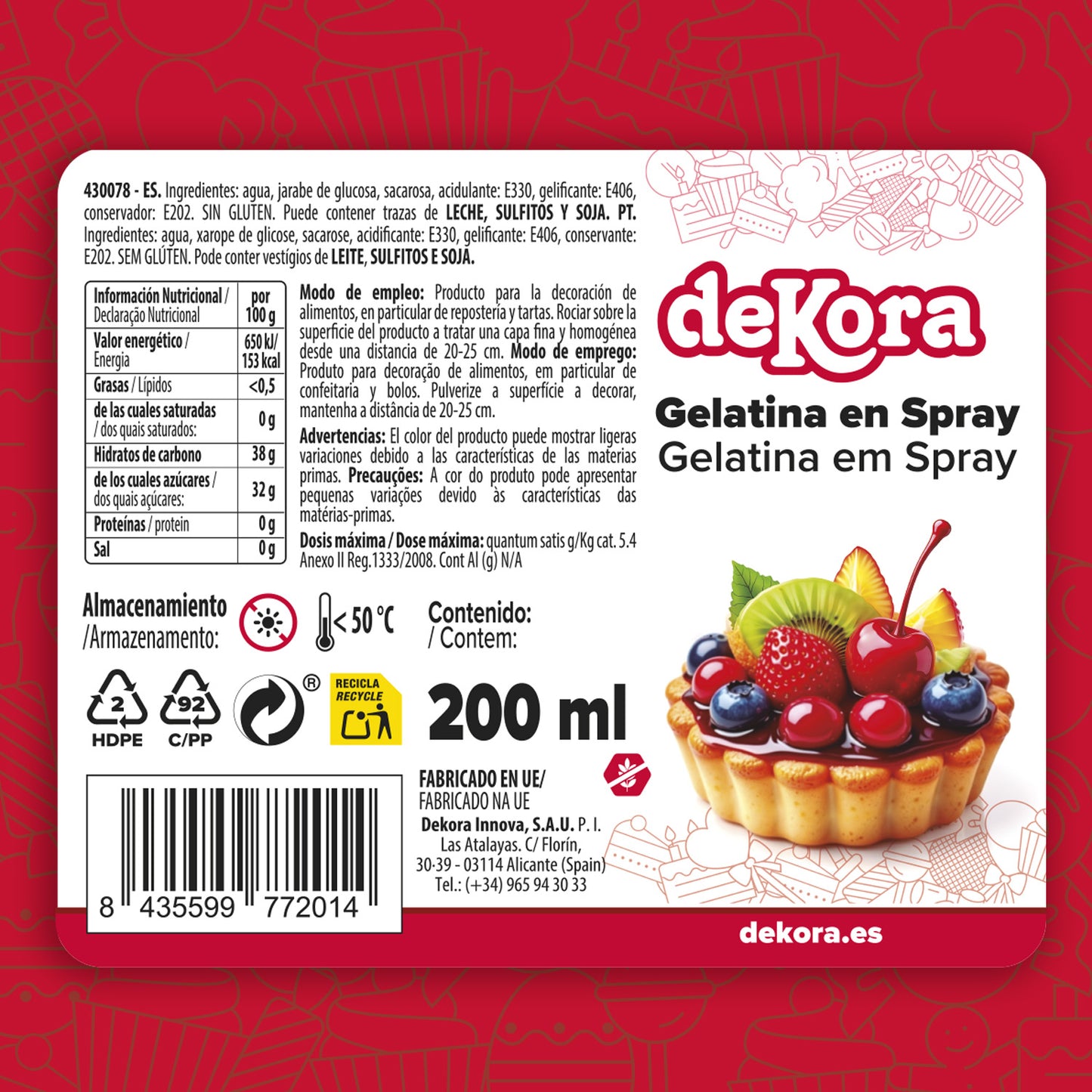 SPRAY JELLY GLOSSY FINISH 200ML