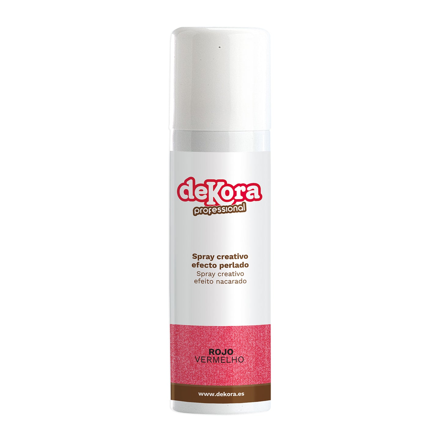 SPRAY ROJO EFECTO PERLADO 250ML SIN E171