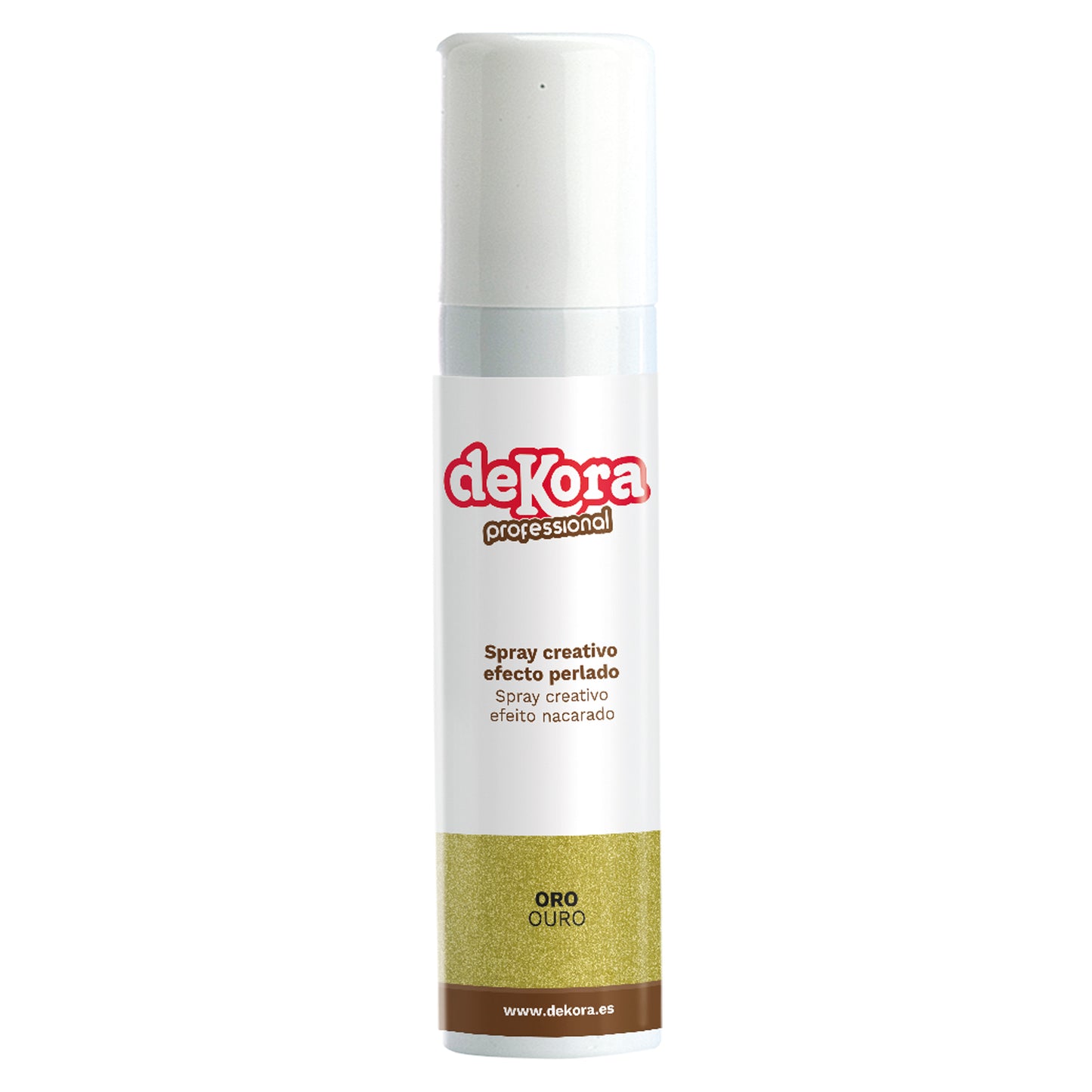 SPRAY COMESTÍVEL OURO EFEITO PÉROLA 100ML E171 FREE