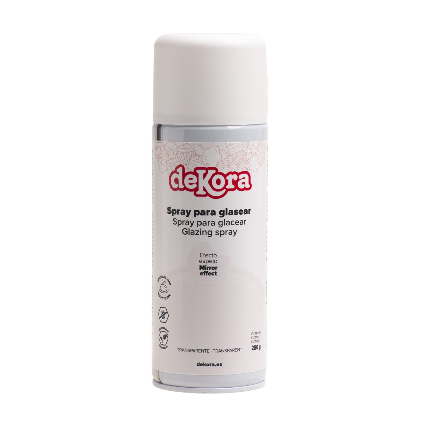 SPRAY DE GLACÊ TRANSPARENTE 280G