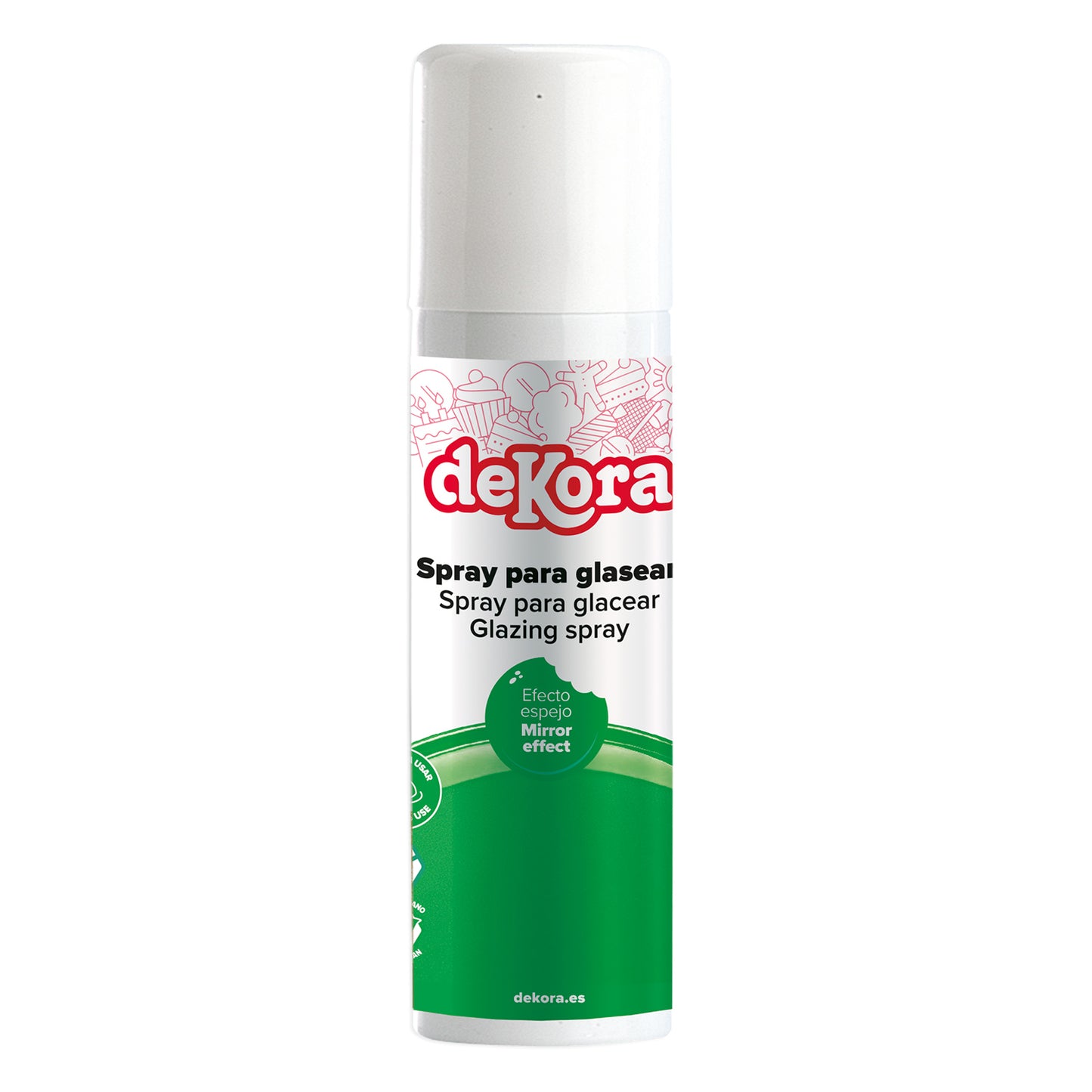 SPRAY DE GLACÊ VERDE 280G