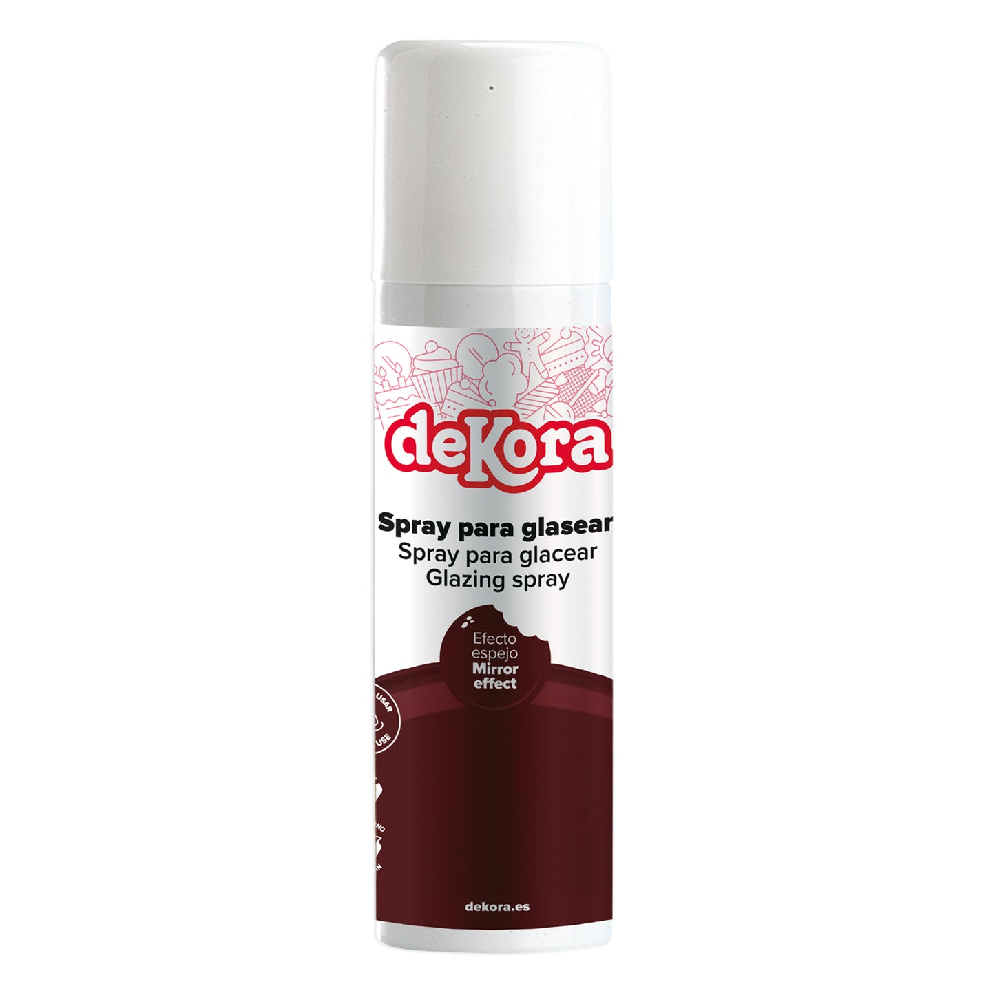 SPRAY DE GLACÊ MARROM CHOCOLATE 280G