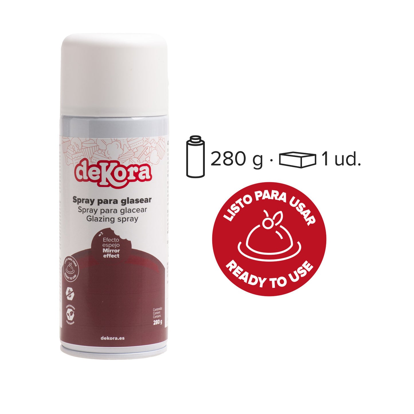 SPRAY DE GLACÊ MARROM CHOCOLATE 280G