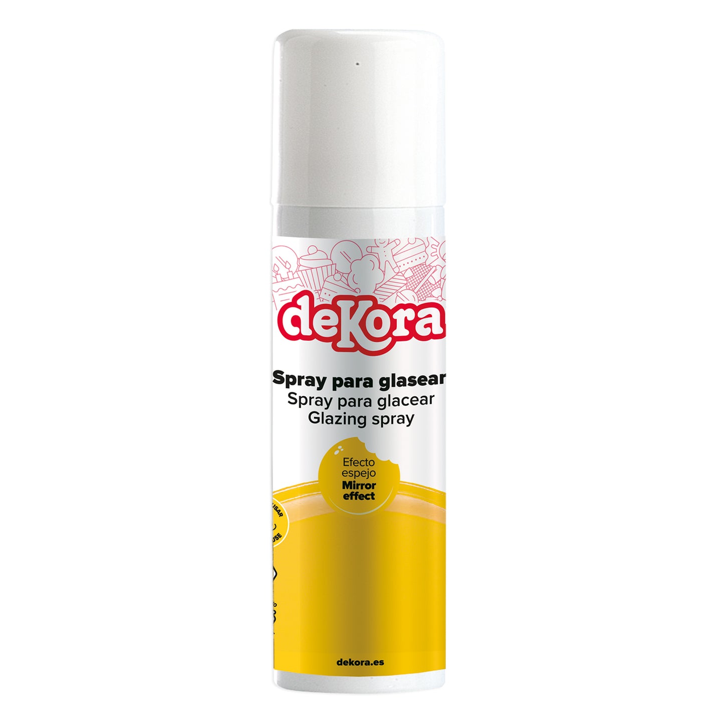 SPRAY DE GLACÊ AMARELO 280G