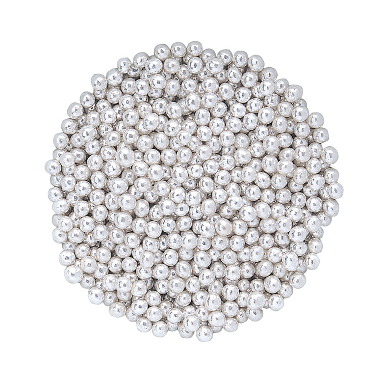 SUGAR PEARLS SILVER Ø 0.4CM 500GR
