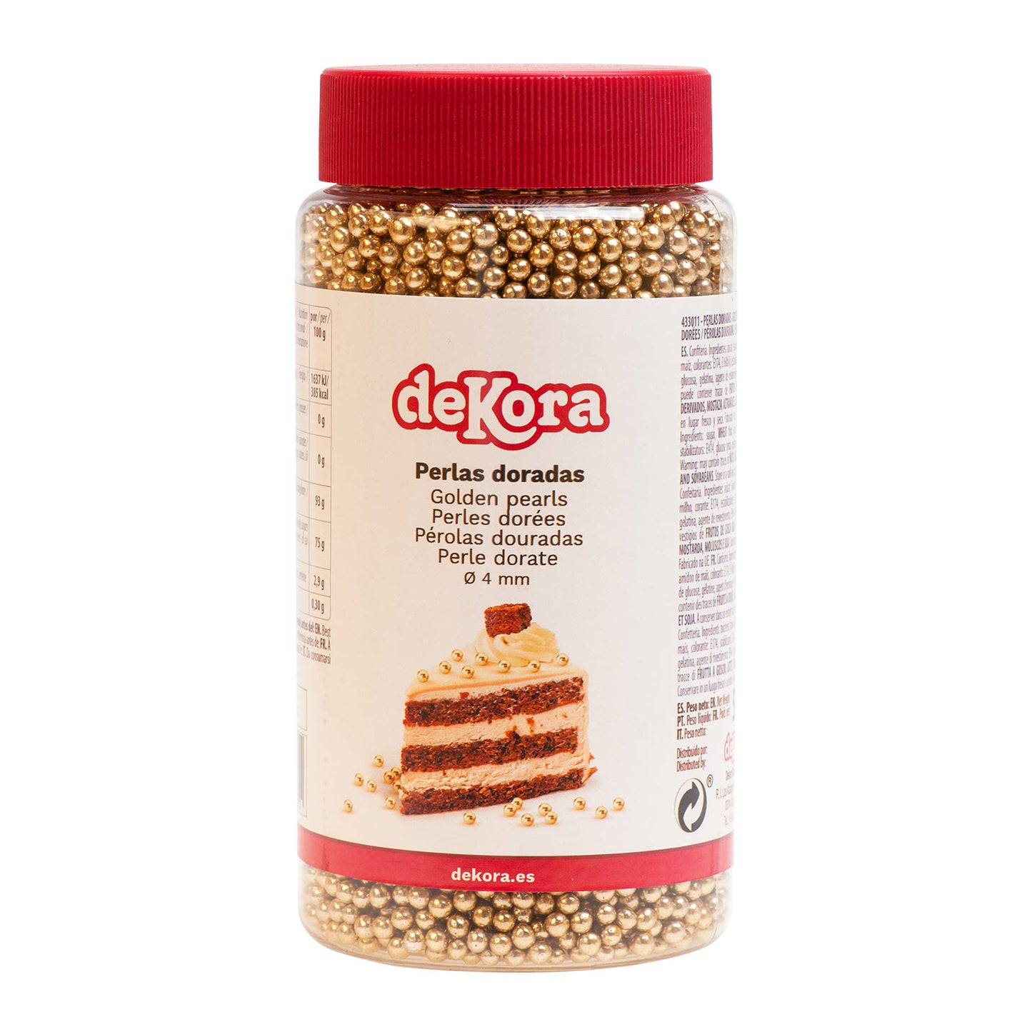 PÉROLAS DE AÇÚCAR OURO VELHO Ø 0.4CM 500GR