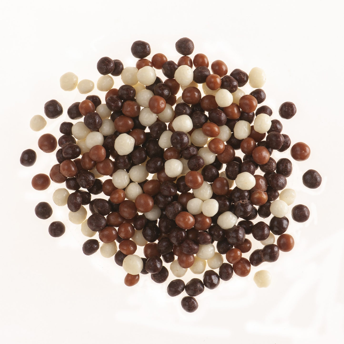 MINI PERLAS CHOCOLATE CRISPY 3 CHOCOLATES Ø 0.5CM 600GR