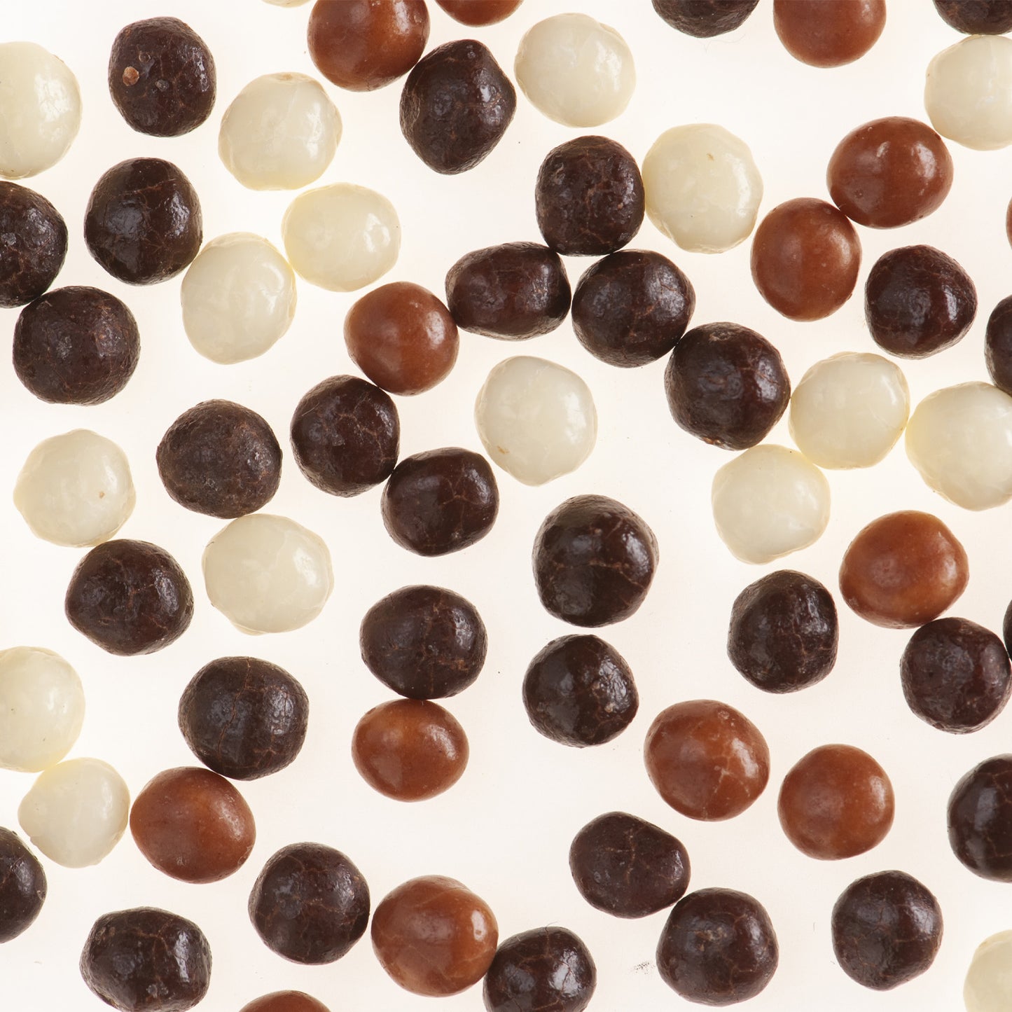 MINI PERLE DI CIOCCOLATO CROCCANTE  3 CIOCCOLATI Ø 0.5CM 600GR