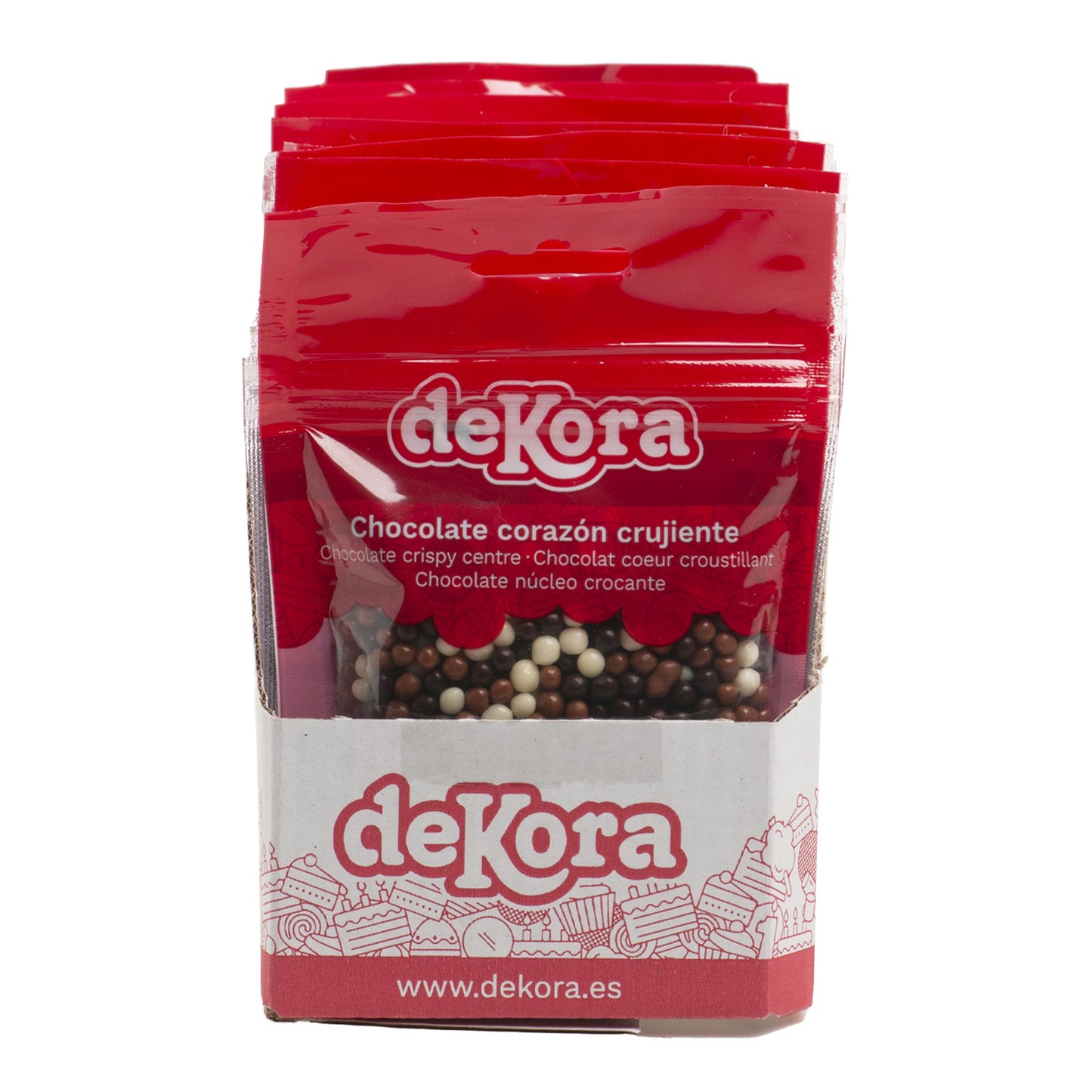 BLISTER MINI BOLITAS CRISPI CHOCOLATE SURTIDAS 70GR