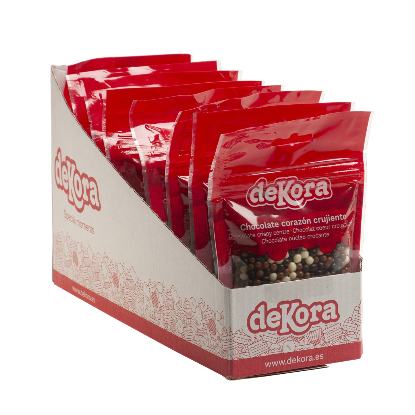 BLISTER MINI BOLITAS CRISPI CHOCOLATE SURTIDAS 70GR