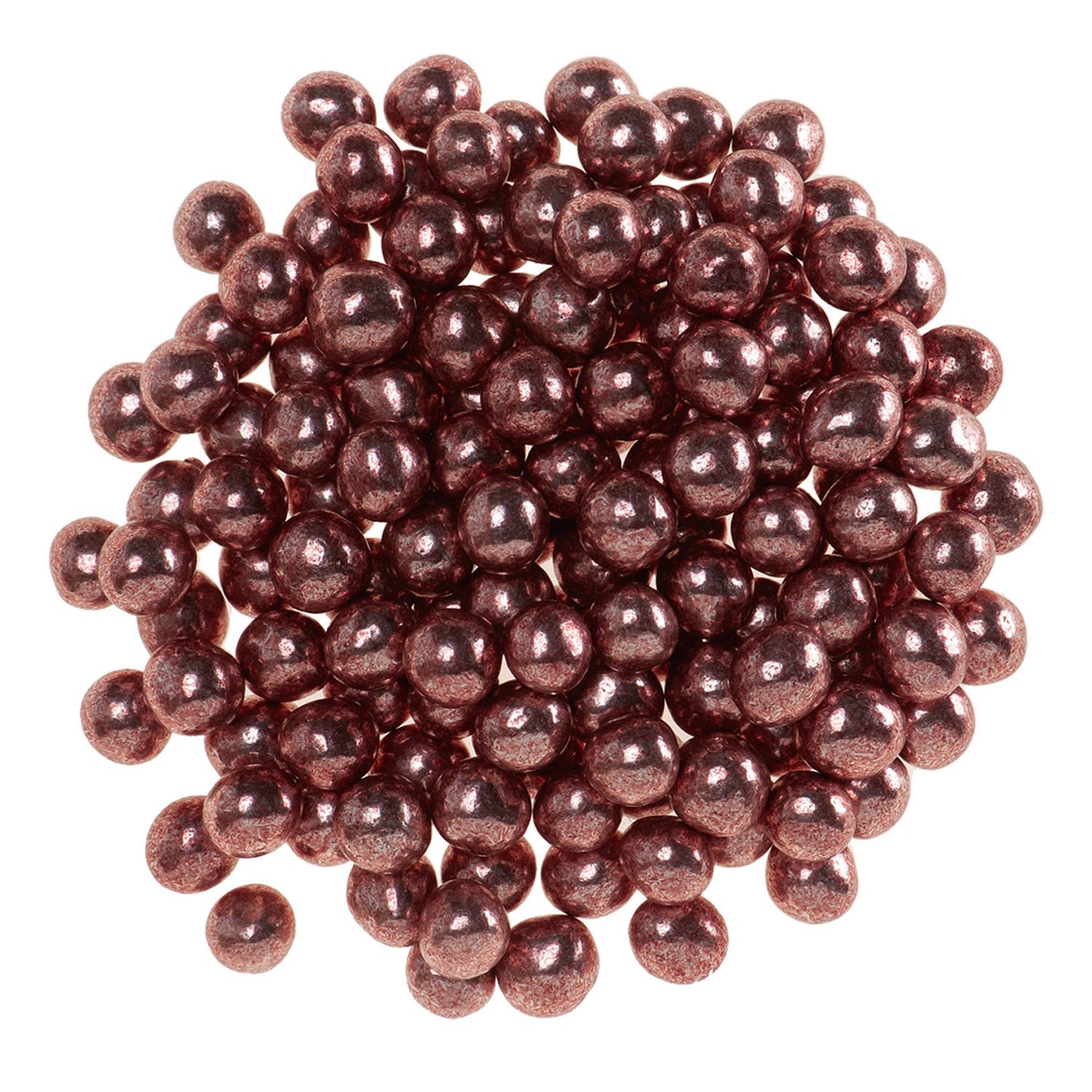 CHOCOLATE CRISPY MINI PEARLS OLD PINK Ø 0.6CM 350GR