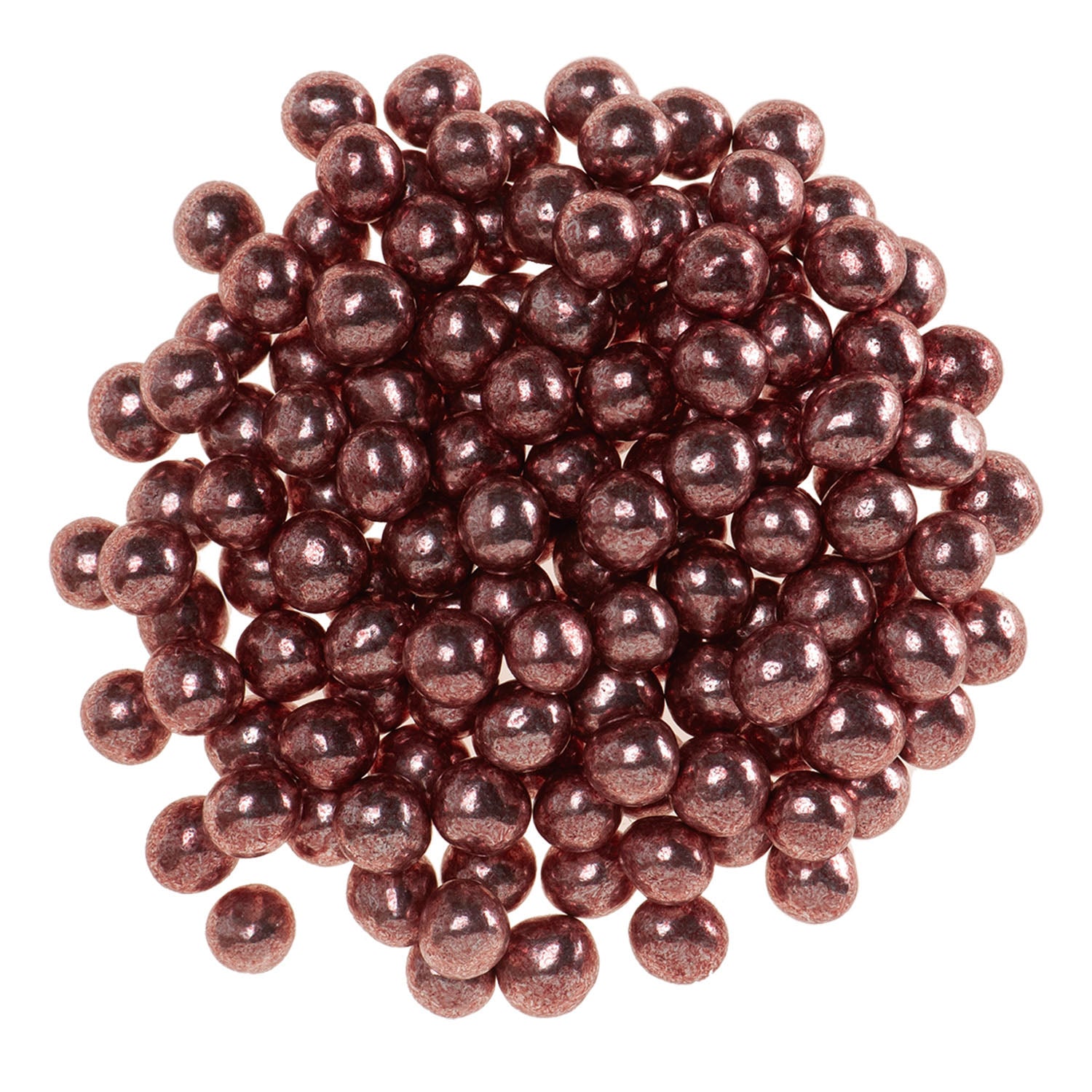 CHOCOLATE CRISPY MINI PEARLS OLD PINK Ø 0.6CM 350GR