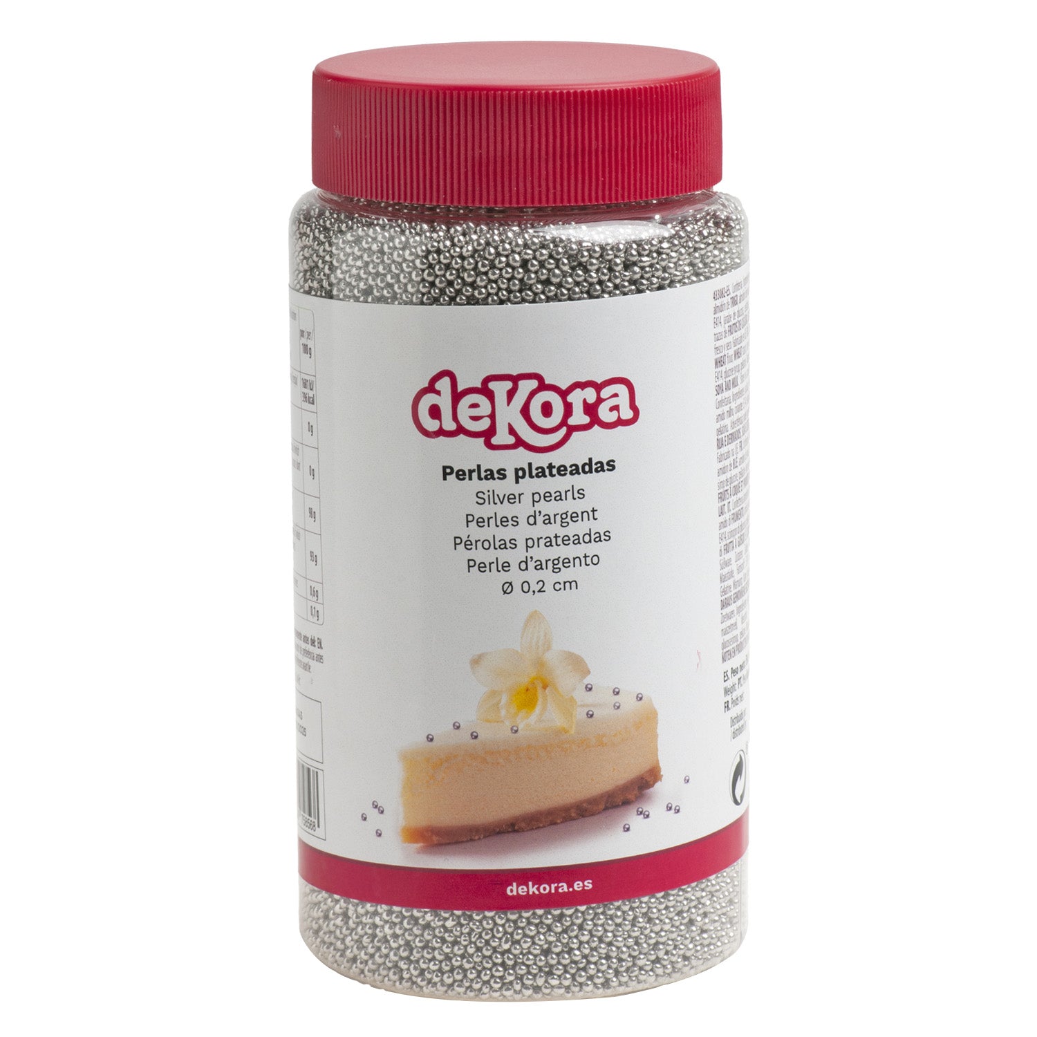 SUGAR SILVER PEARLS Ø 0.2CM 500GR