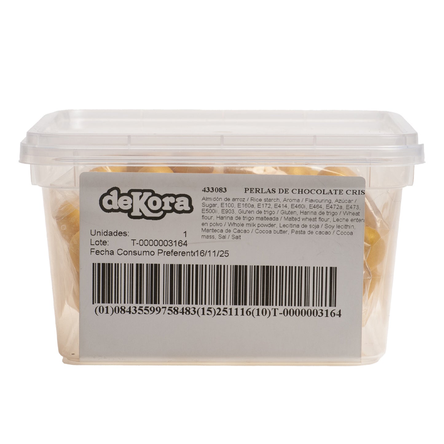 PERLE CIOCCOLATO CROCCANTE ORO VECCHIO Ø 1.7~2CM 350GR