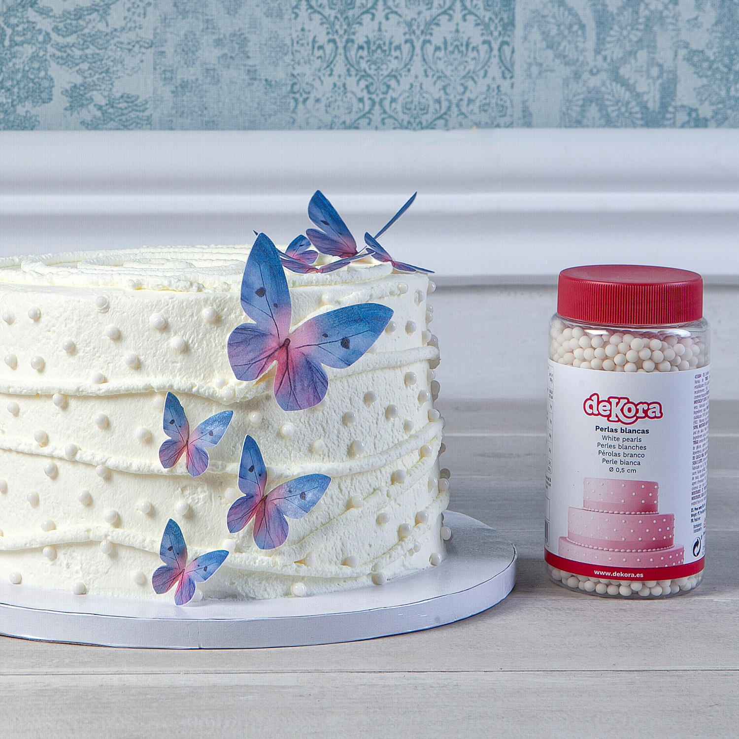 PÉROLAS ÇÚCAR BRANCO Ø 0.5CM 450GR