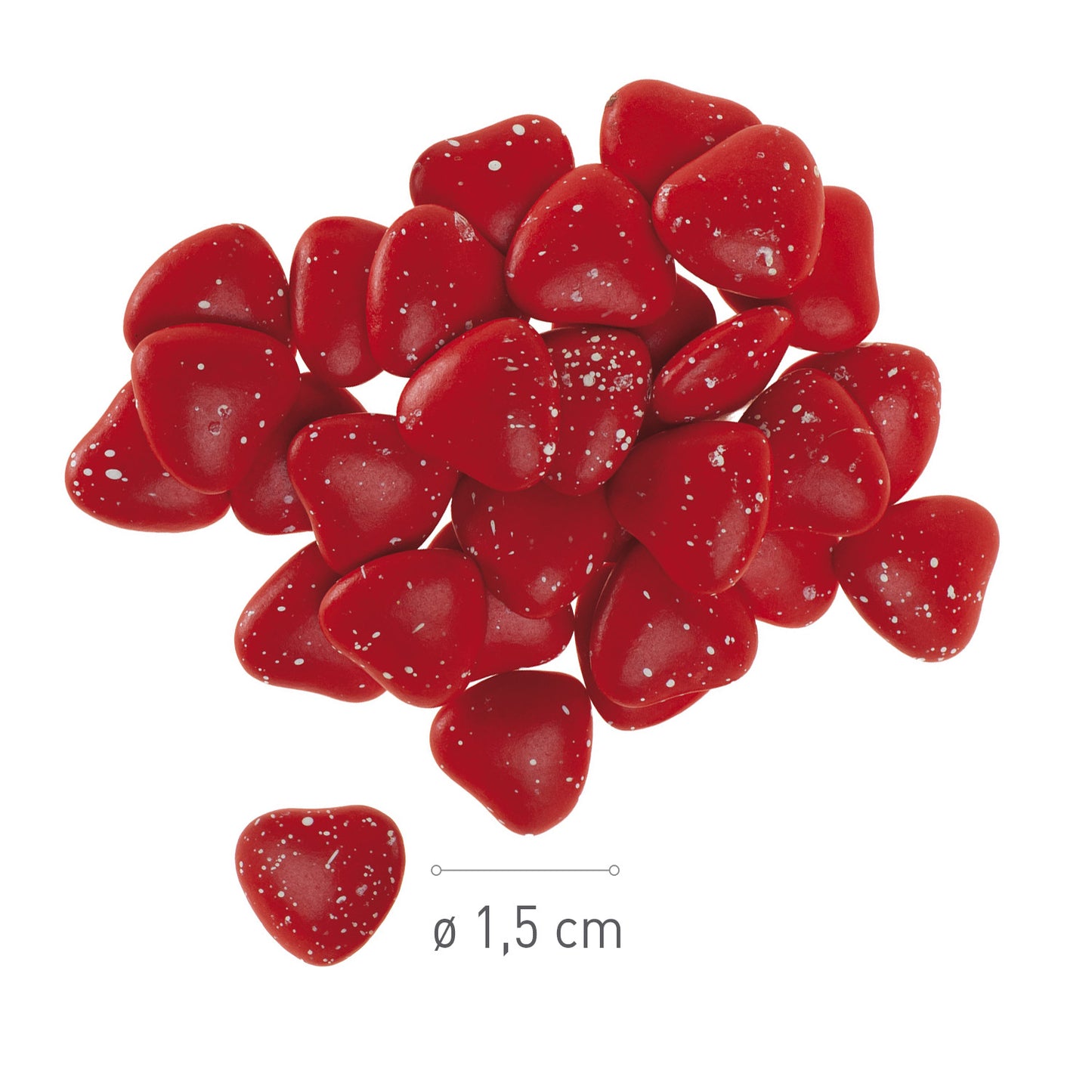 CONFETTI DI CIOCCOLATO CUORE 250G