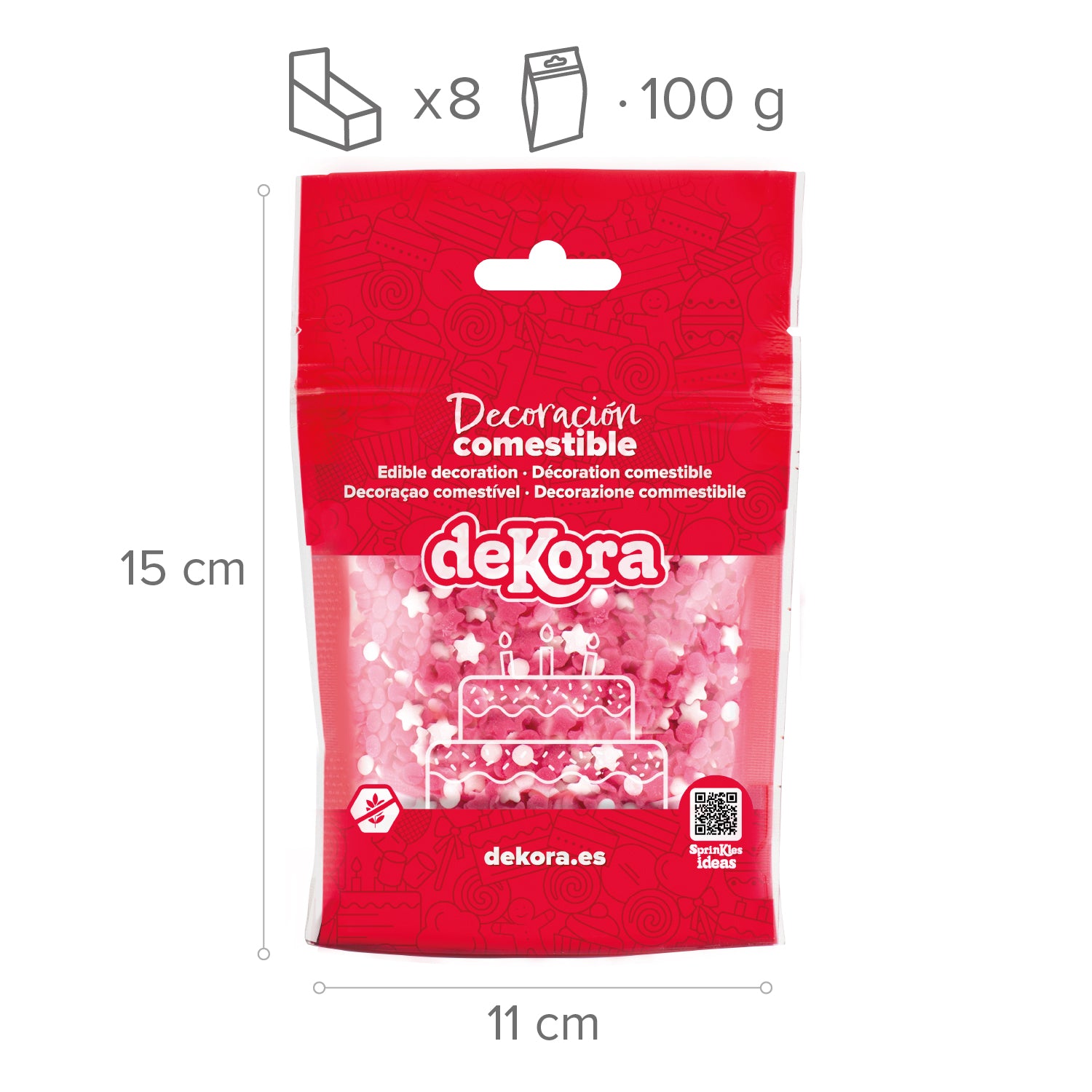 SPRINKLE MIX BABY GIRL 100GR