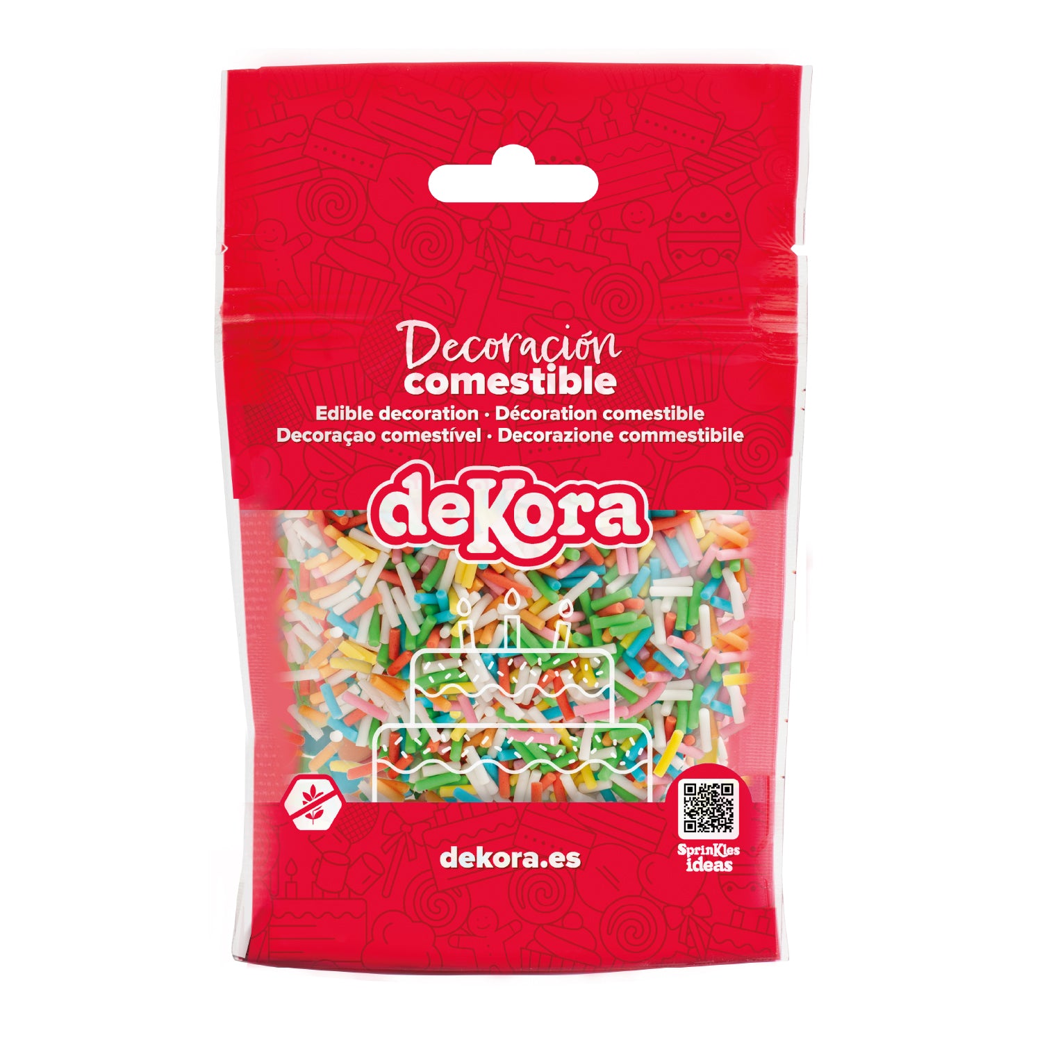 SUGAR CONFETTI MIX SPRINKLES 100GR
