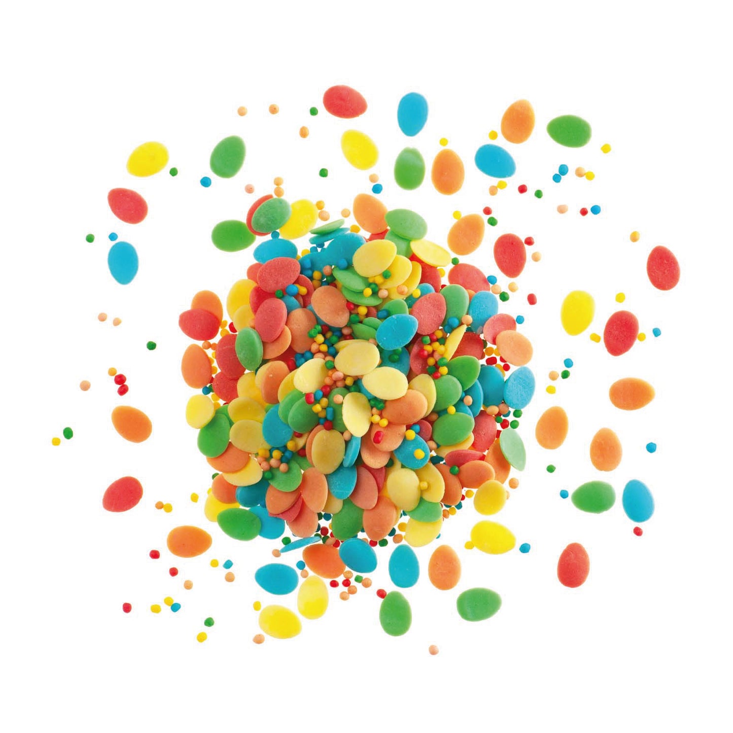 CONFETI MIX UOVA COLORANTI E NON PAREILS COLORATE 100GR