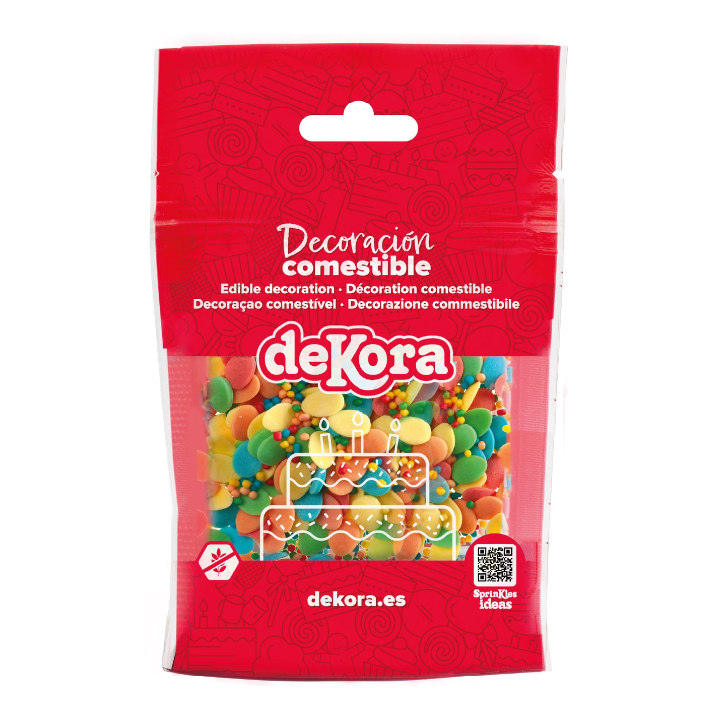 CONFETI MIX UOVA COLORANTI E NON PAREILS COLORATE 100GR