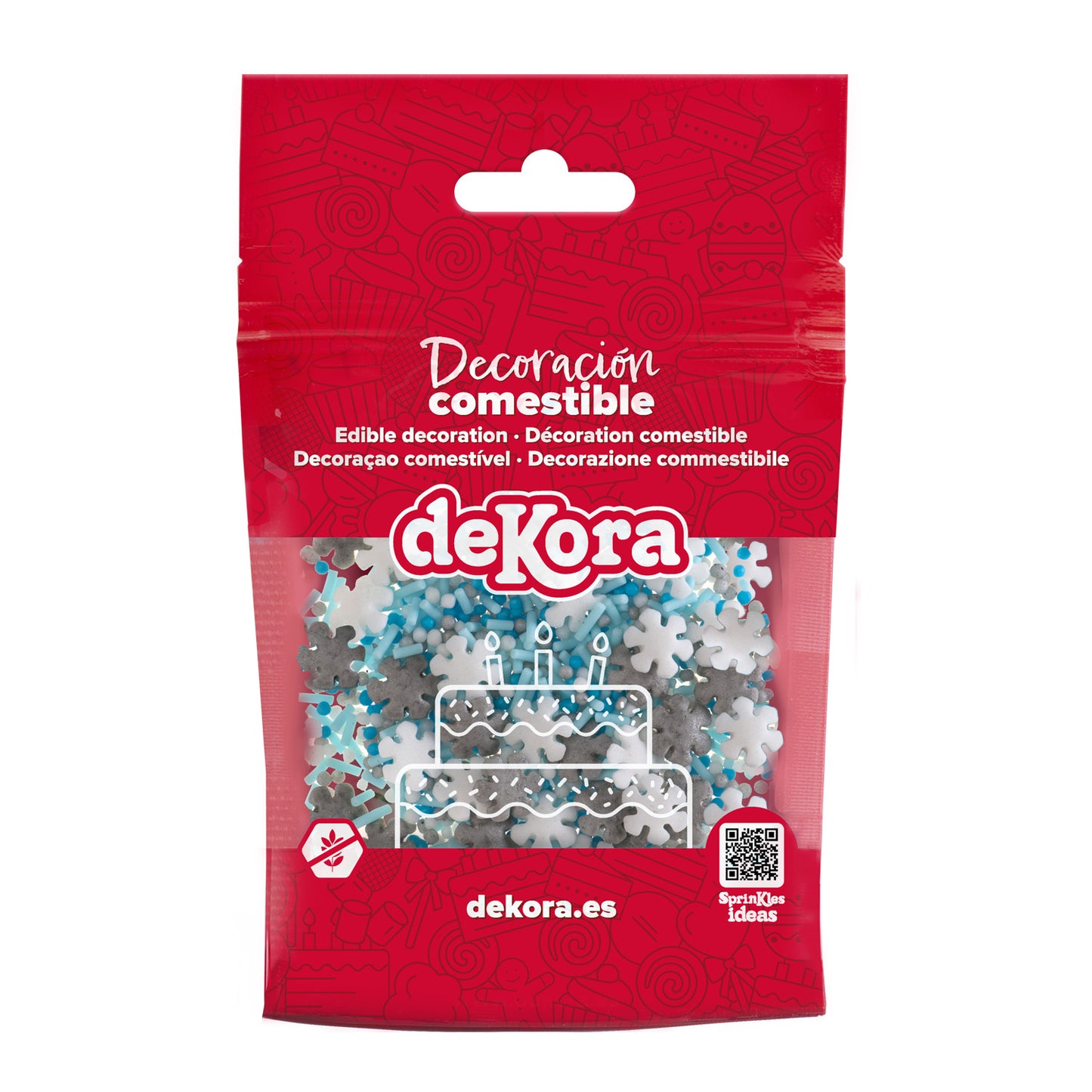 SNOWFLAKES SPRINKLE MIX 100GR