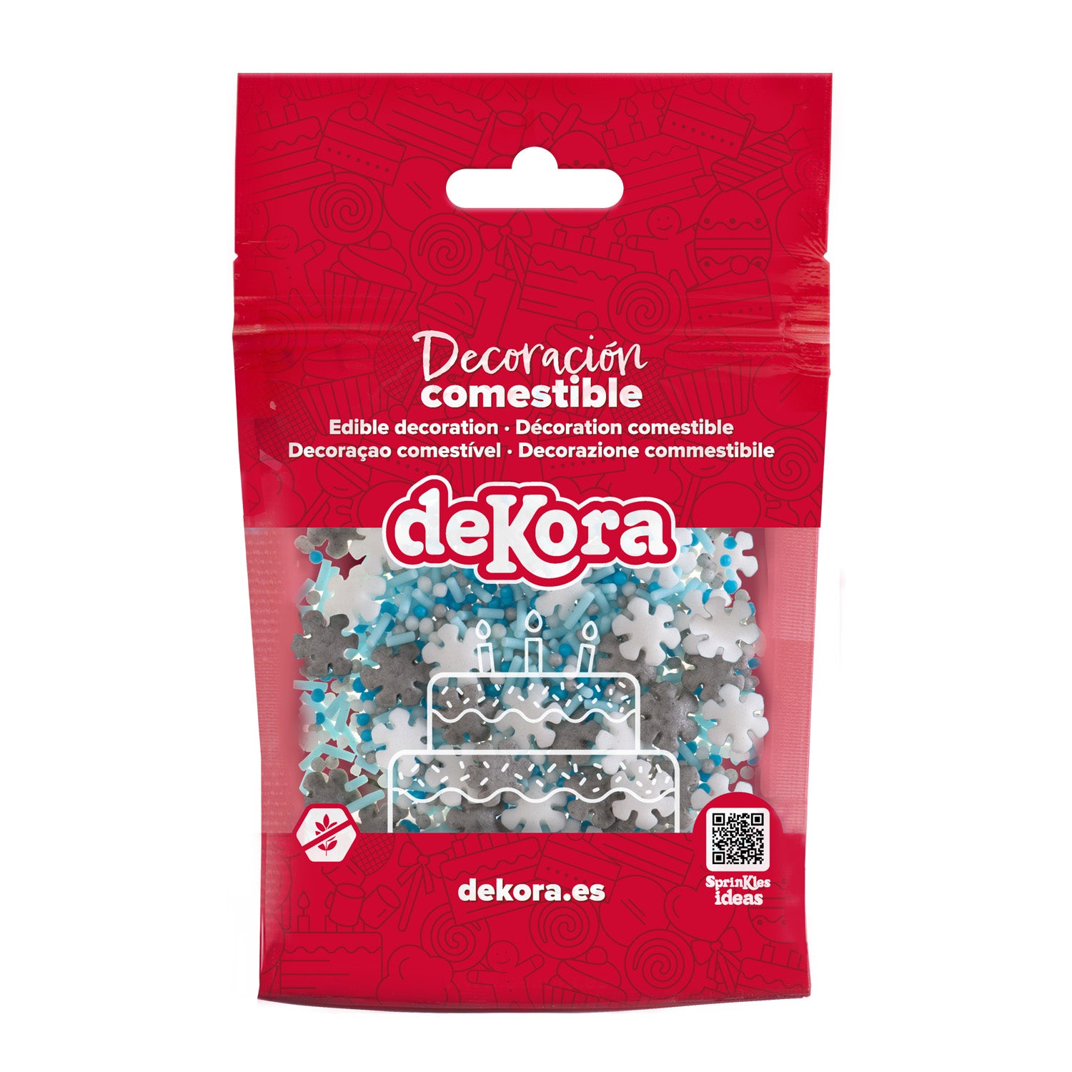 SNOWFLAKES SPRINKLE MIX 100GR