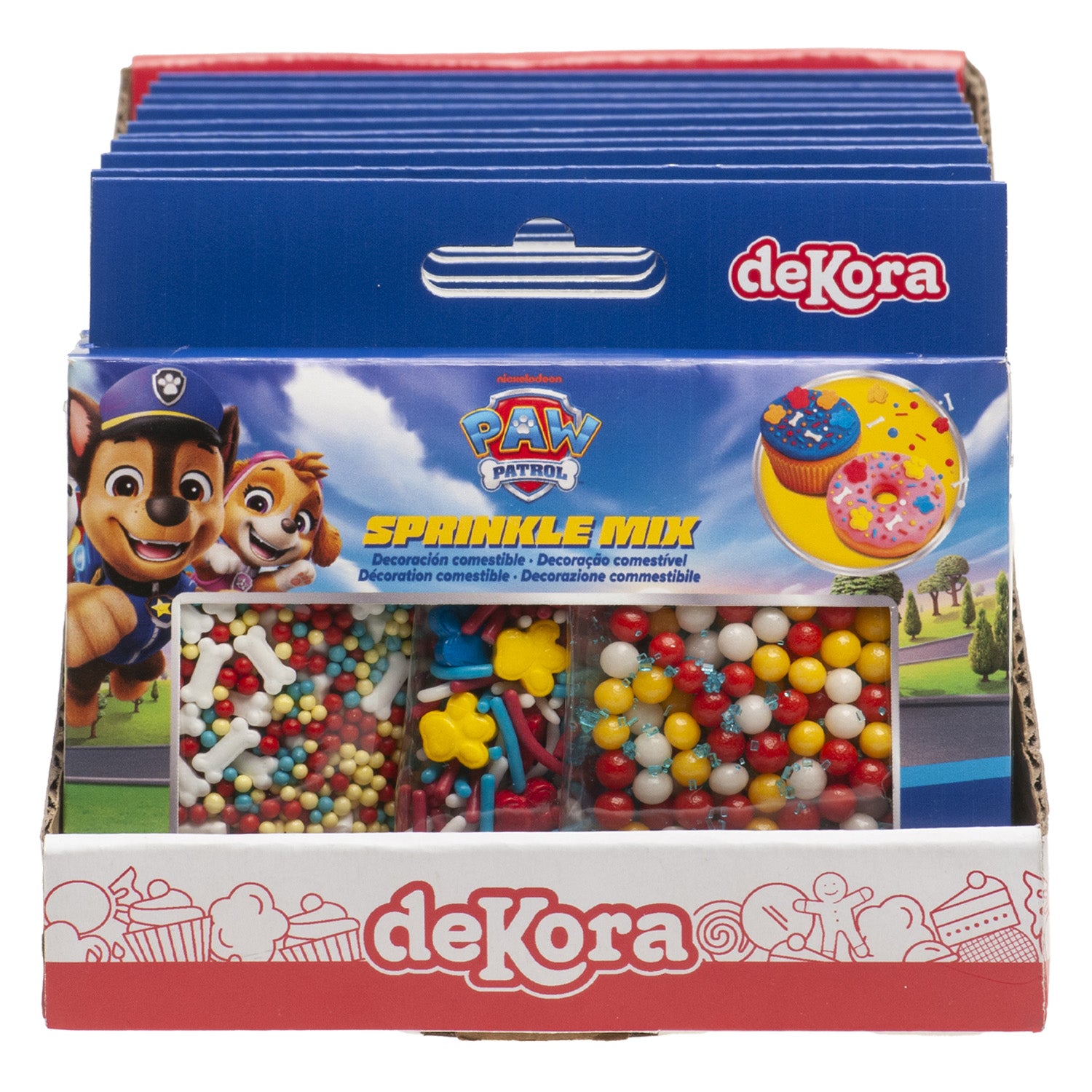 MISTURA DE CONFEITOS PAW PATROL 70G (3X23.3G)