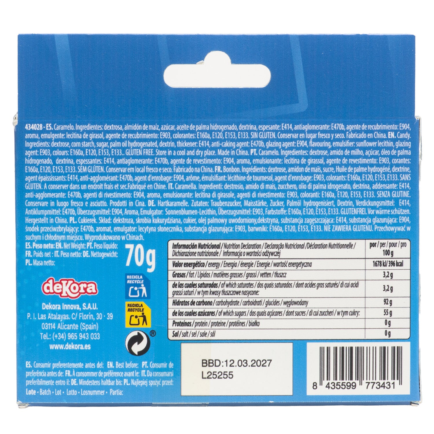 MIX DI SPRINKLES PALLACANESTRO 70G (3X23.3G)