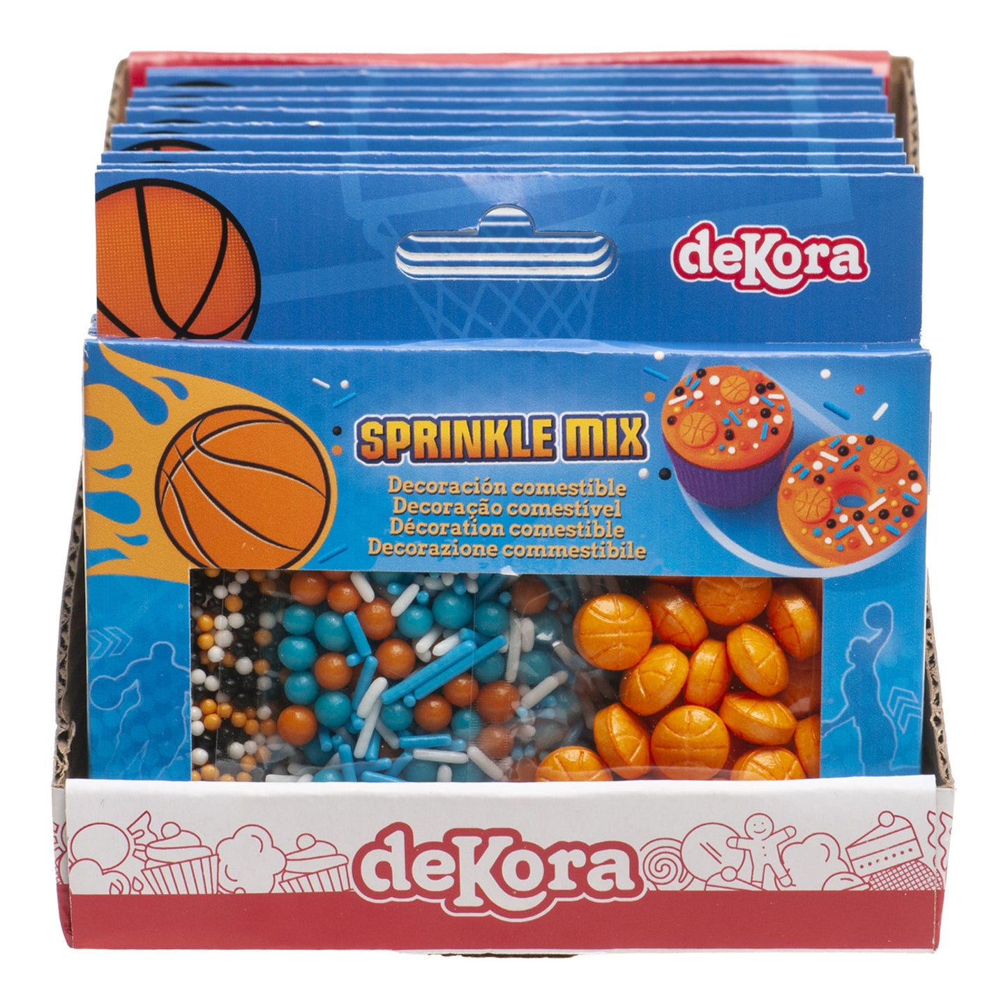 MIX DI SPRINKLES PALLACANESTRO 70G (3X23.3G)