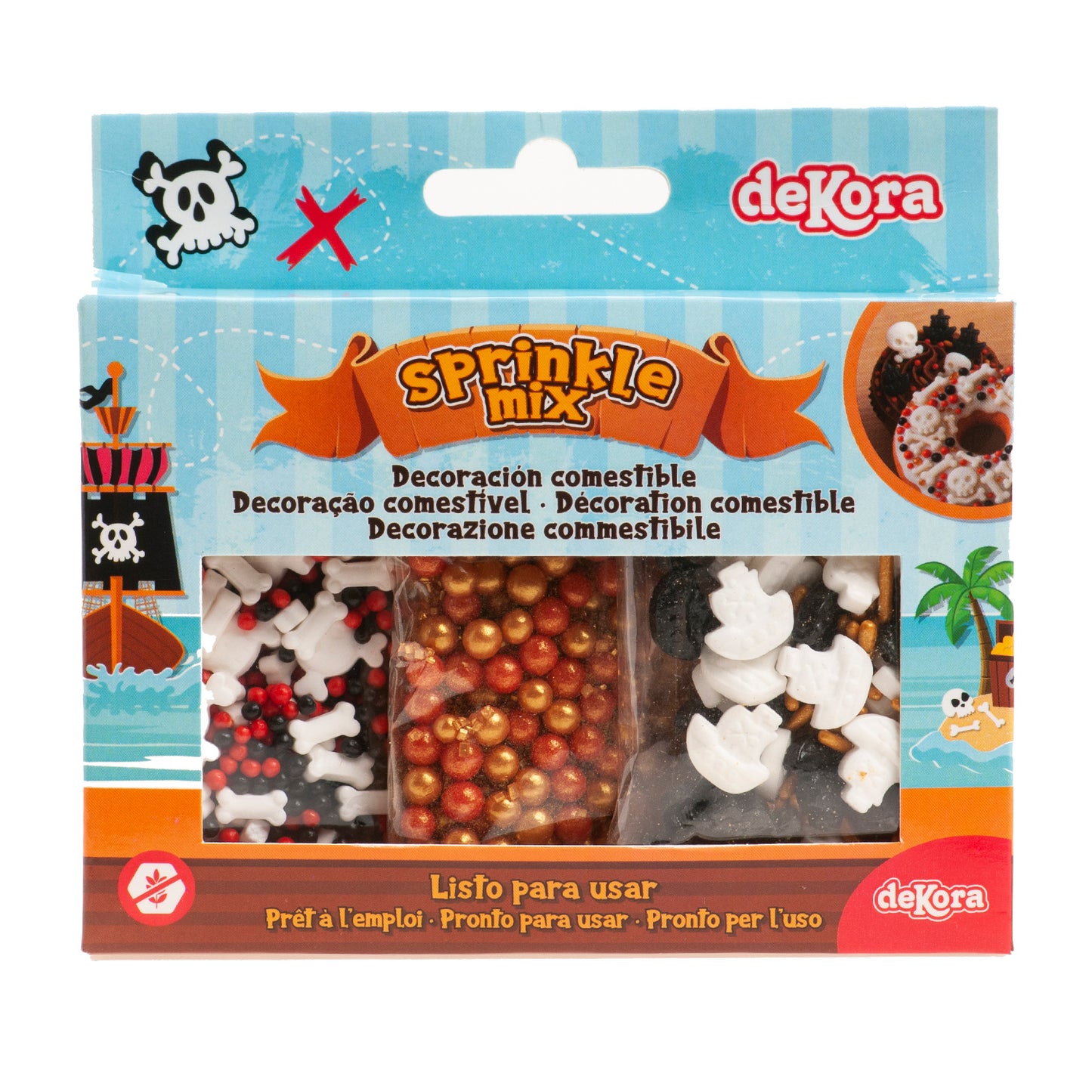 SPRINKLE MIX PIRATA 70G (3X23.3G)