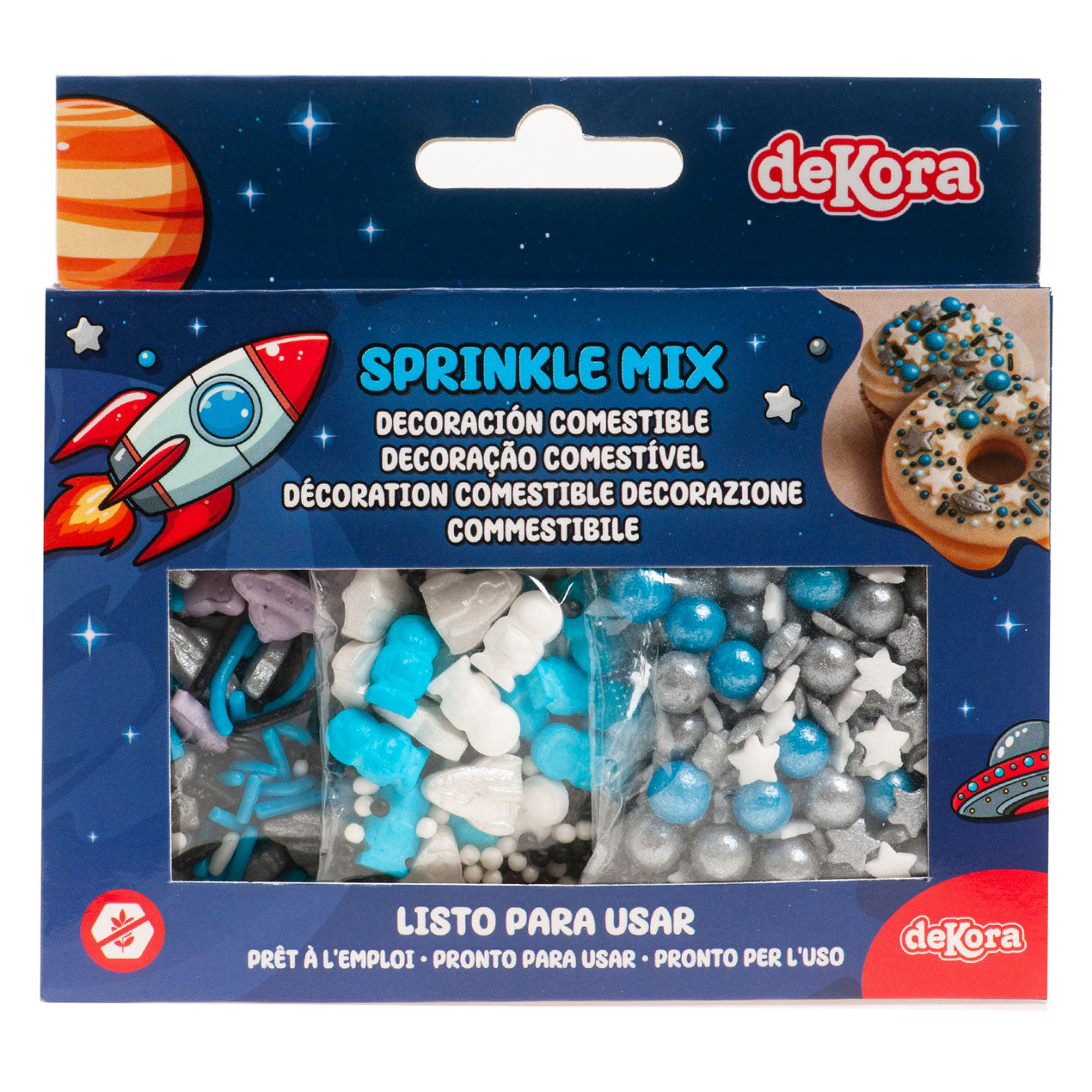 MIX DI SPRINKLES ASTRONAUTA 70G (3X23.3G)