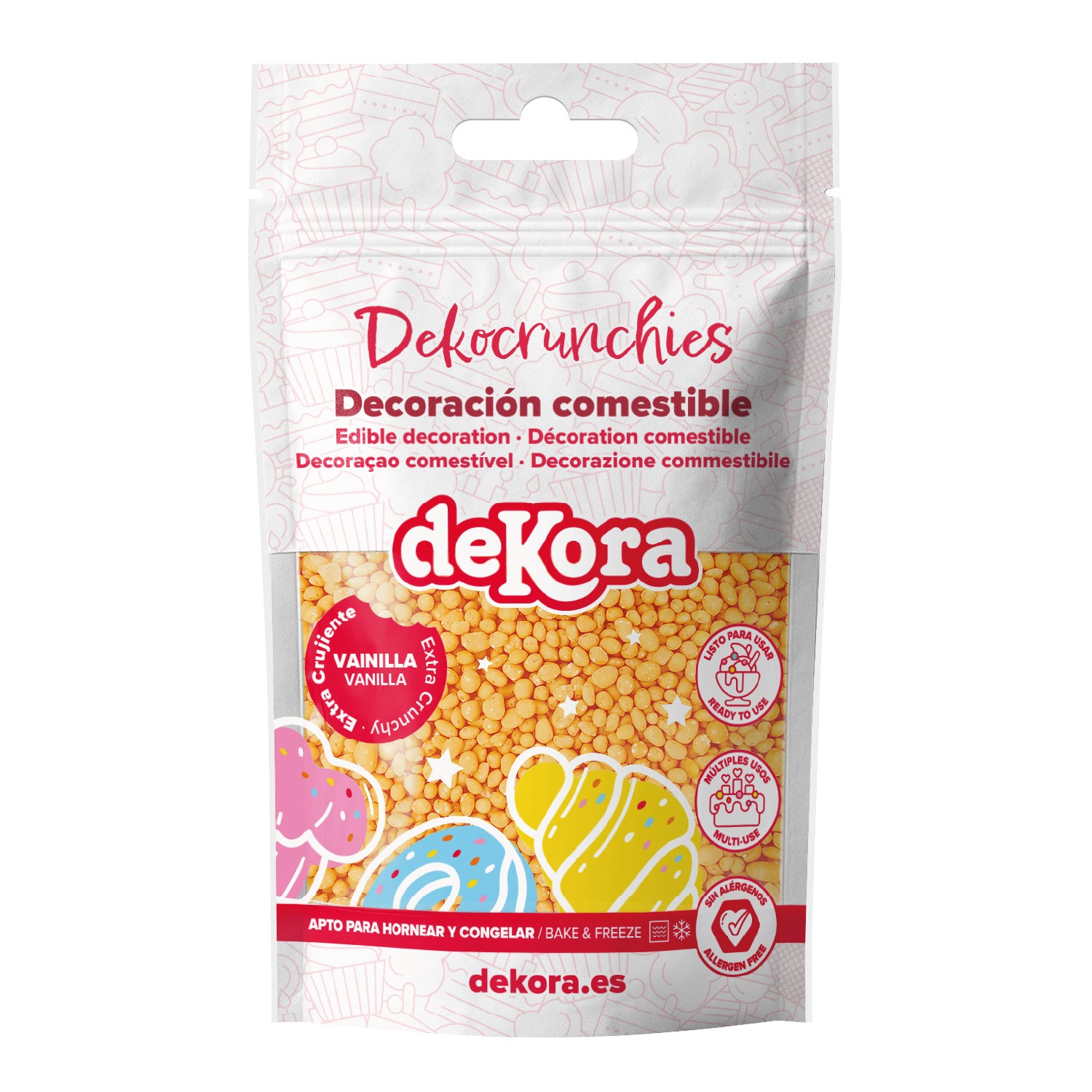 DEKOCRUNCHIES SABOR A BAUNILHA 100GR VANILLA-VIBES