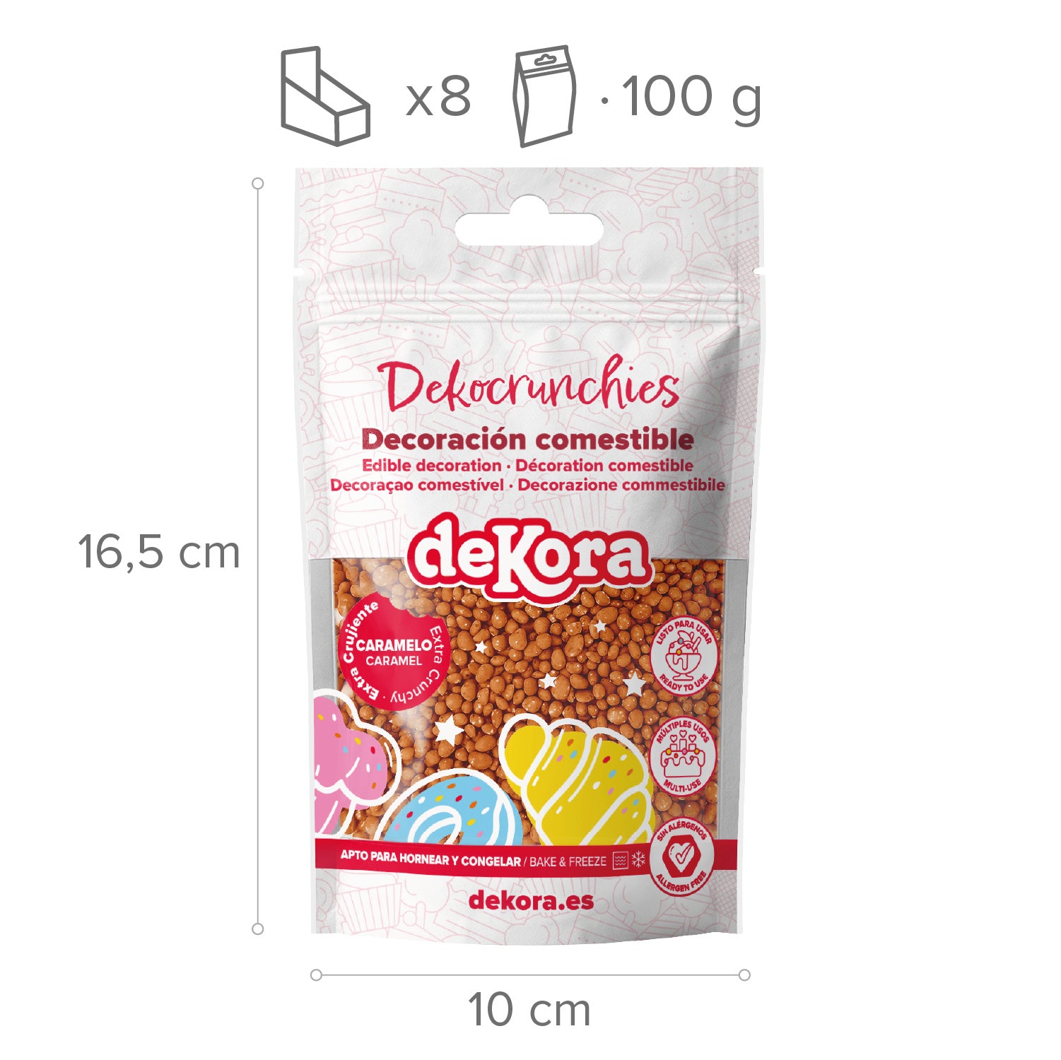 DEKOCRUNCHIES SAPORE DI CARAMELLO 100GR CARAMEL-KISSED