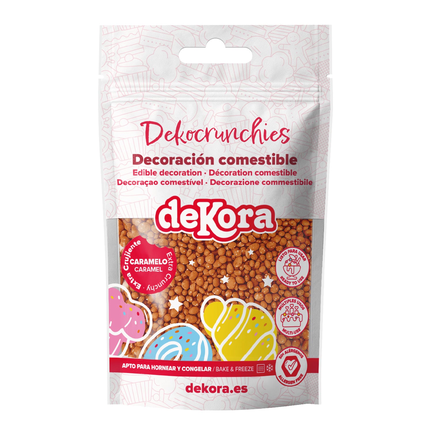 DEKOCRUNCHIES SABOR A CARAMELO 100GR CARAMEL-KISSED