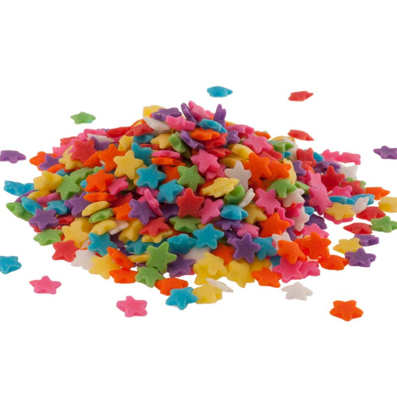 SPRINKLE MIX MULTICOLOR STARS 100GR