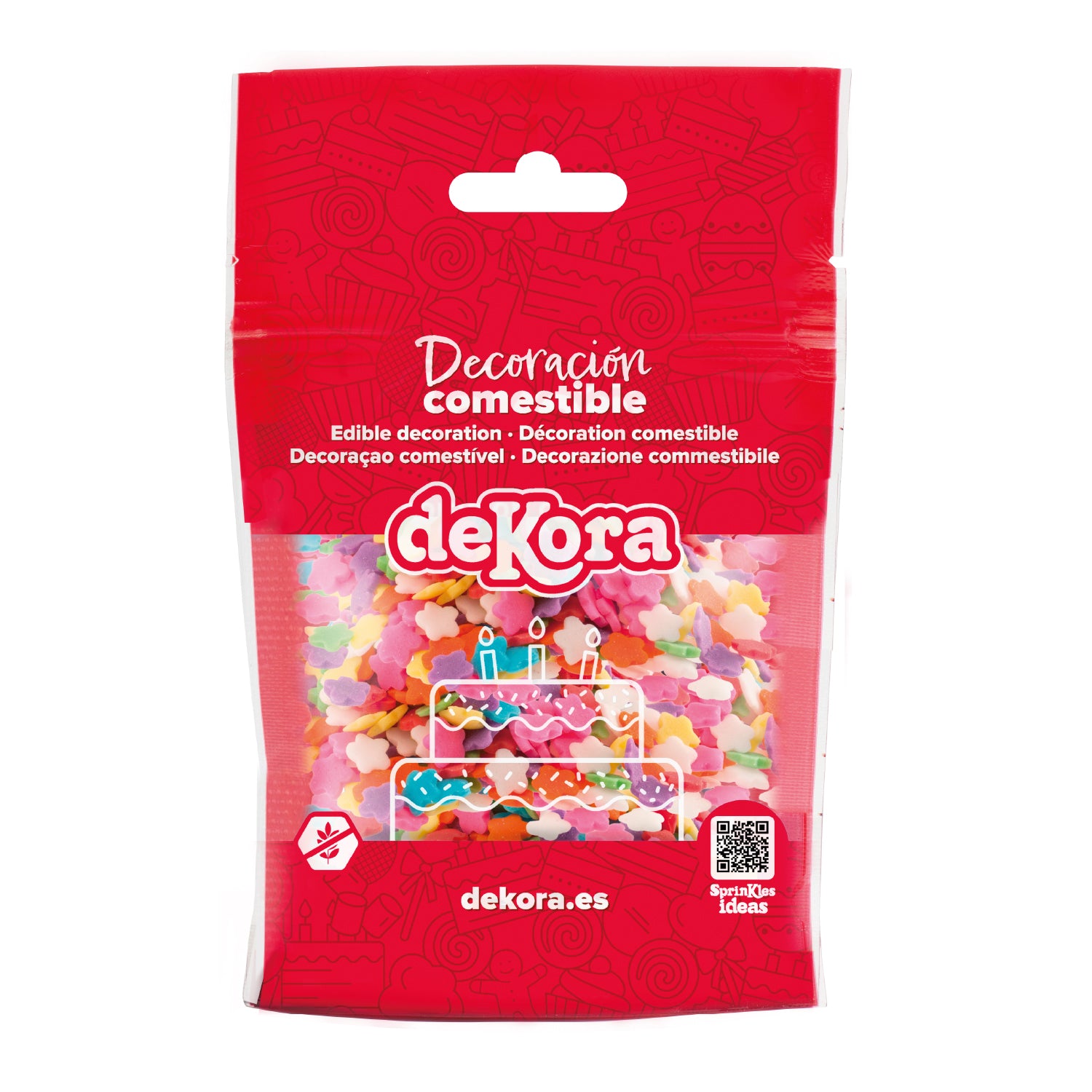 SPRINKLE MIX MULTICOLOR STARS 100GR