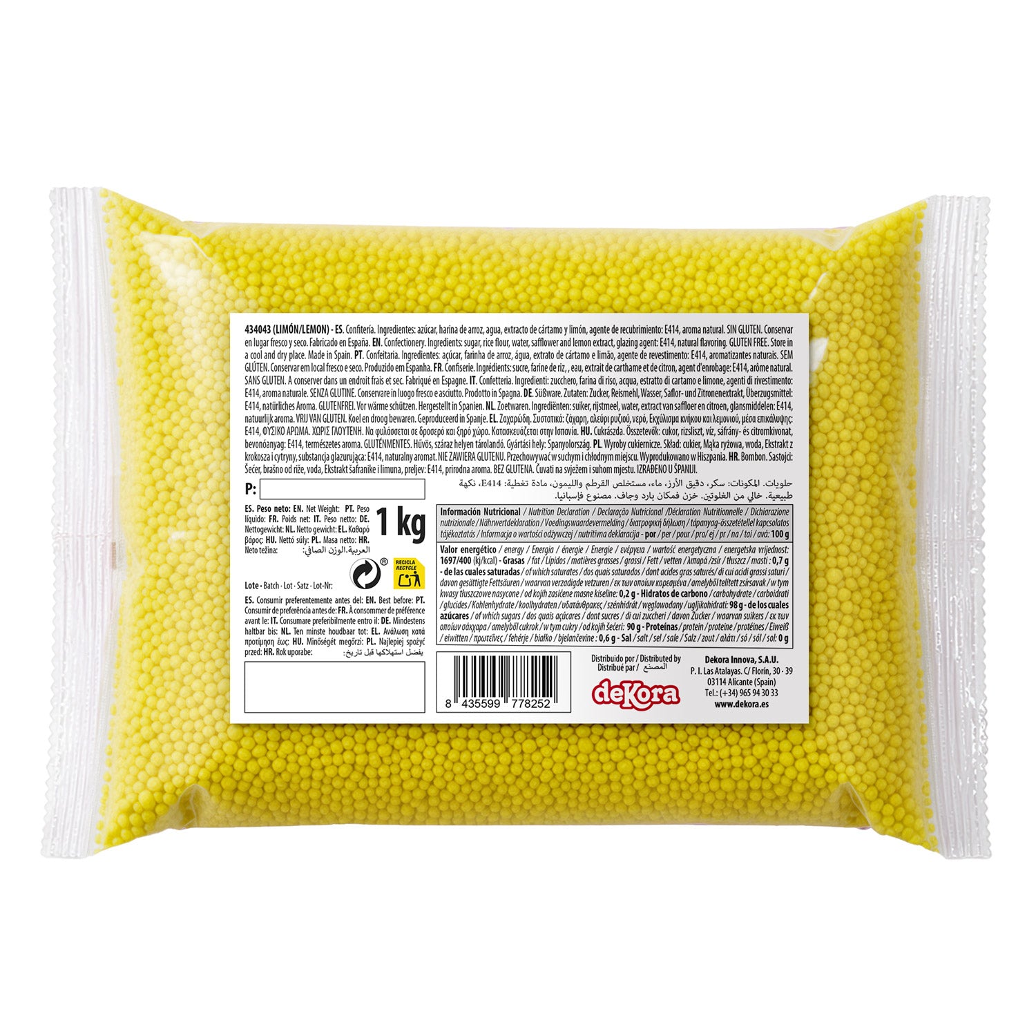 DEKOCRUNCHIES SAPORE DI LIMONE 1KG