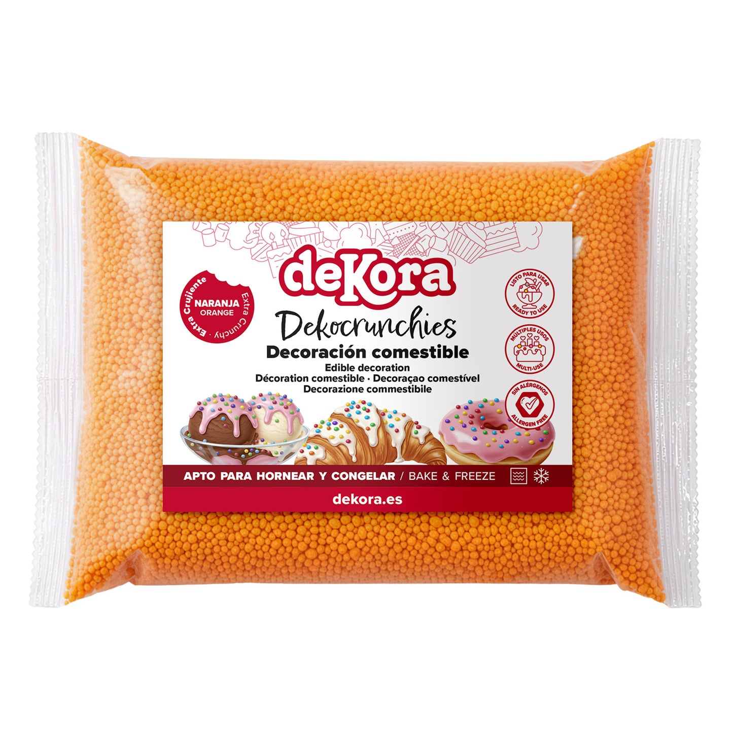 DEKOCRUNCHIES ORANGE FLAVOUR 1KG