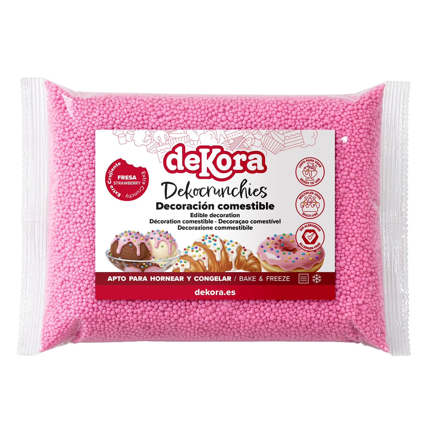 DEKOCRUNCHIES SAVEUR DE FRAISE 1KG