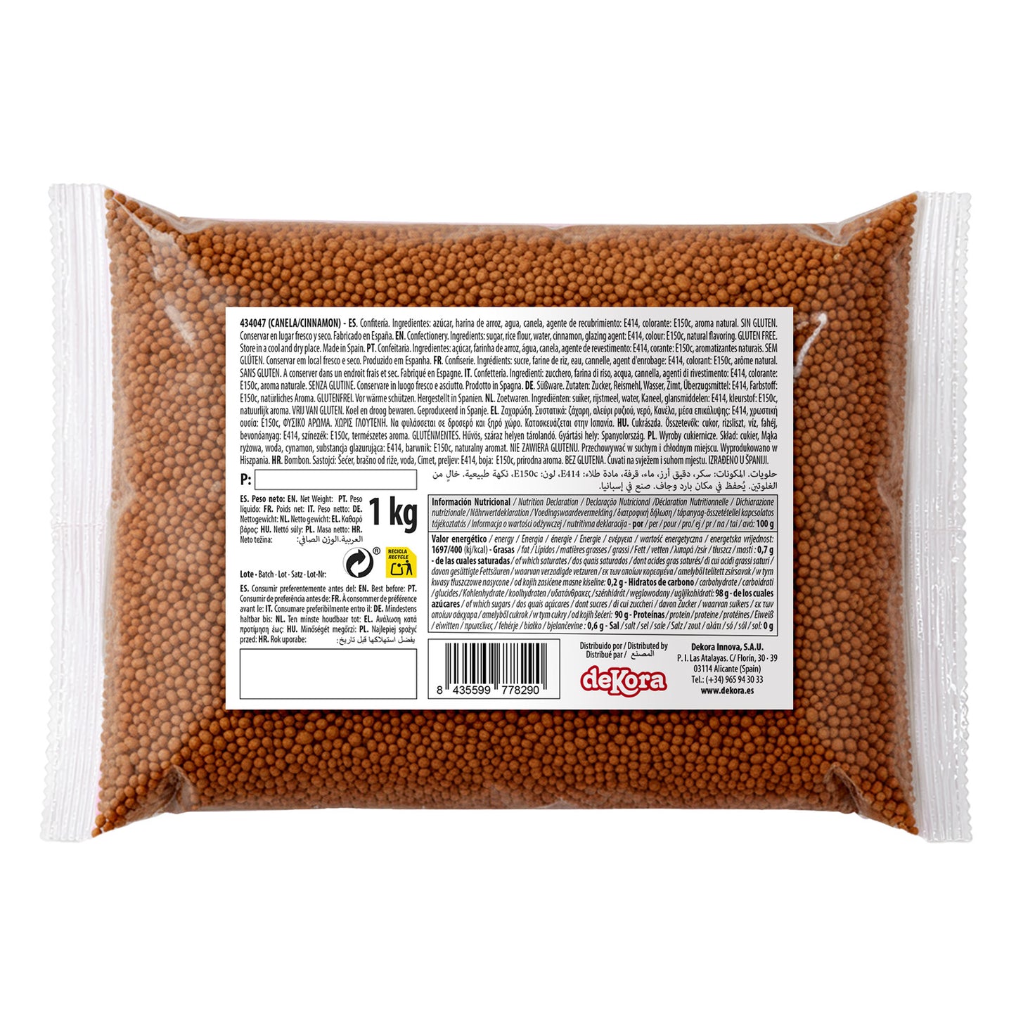 )DEKOCRUNCHIES  SAPORE DI CANNELLA 1KG