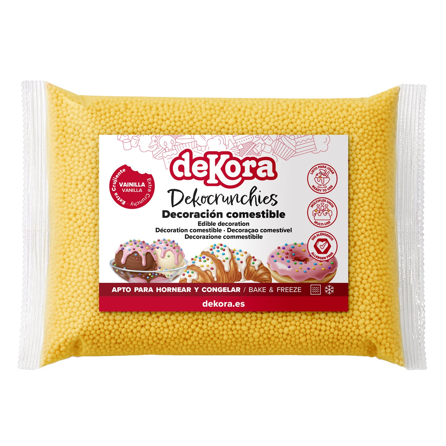 DEKOCRUNCHIES VANILLA FLAVOUR 1KG